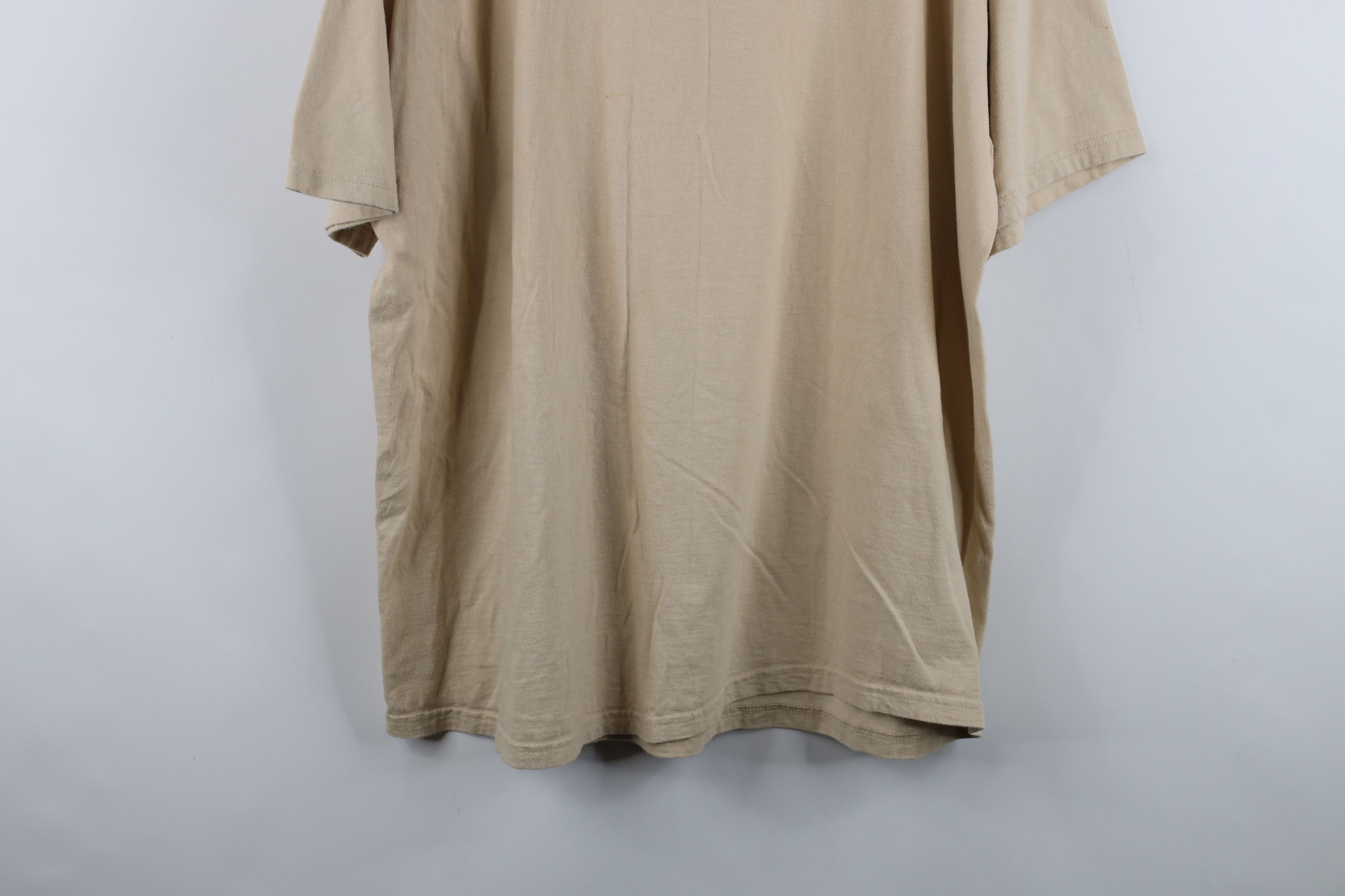 Russell Athletic Vintage 90s Russell Athletic Cotton T-Shirt Beige Khaki Size US XL / EU 56 / 4 - 14 Thumbnail