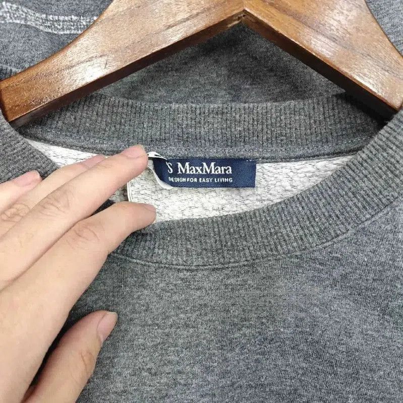 Max Mara MaxMara Gray Cotton Sweatshirt for Women . Size M / US 6-8 / IT 42-44 - 3 Thumbnail