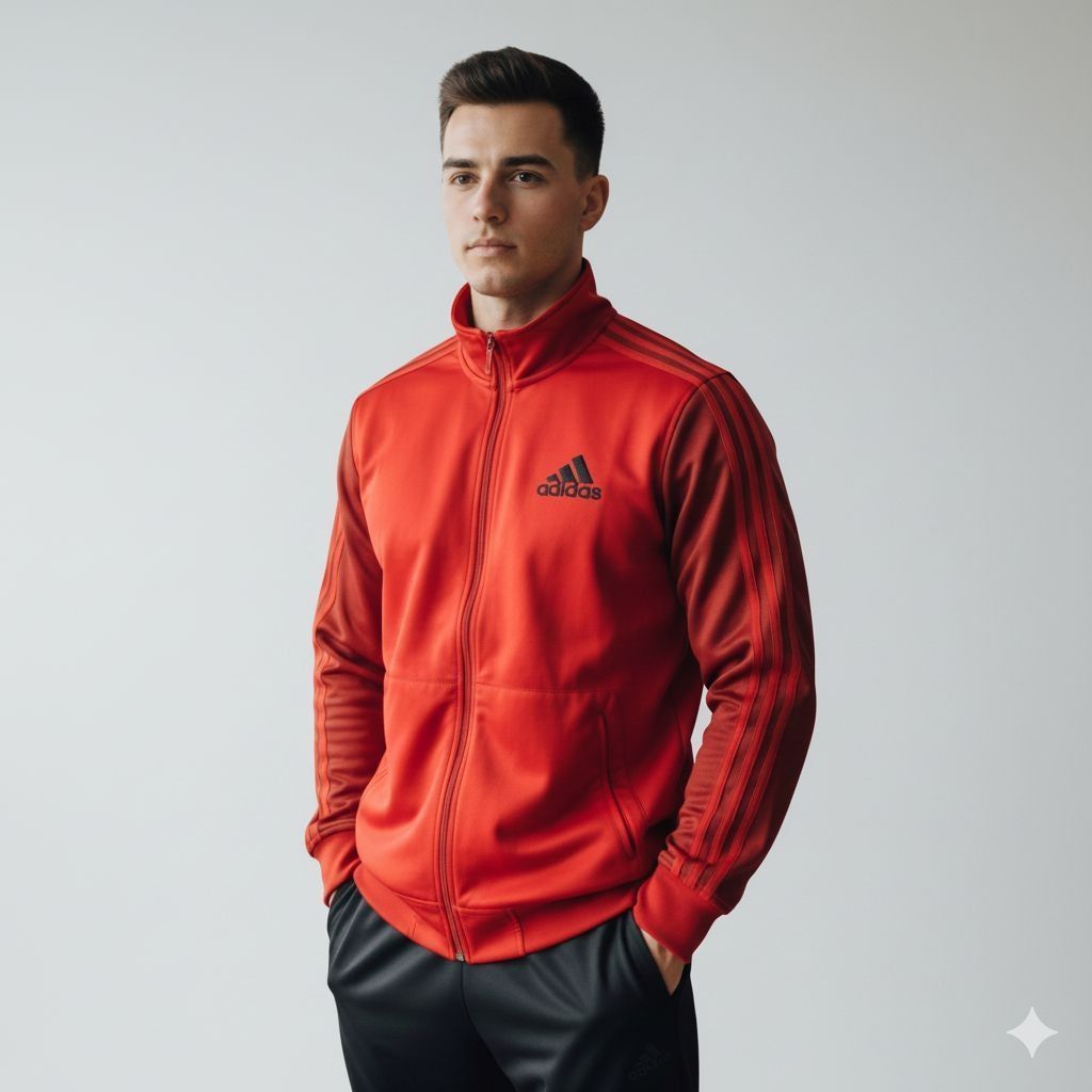 Adidas Men's Adidas Climalite Track Jacket XL Size US XL / EU 56 / 4 - 1 Thumbnail