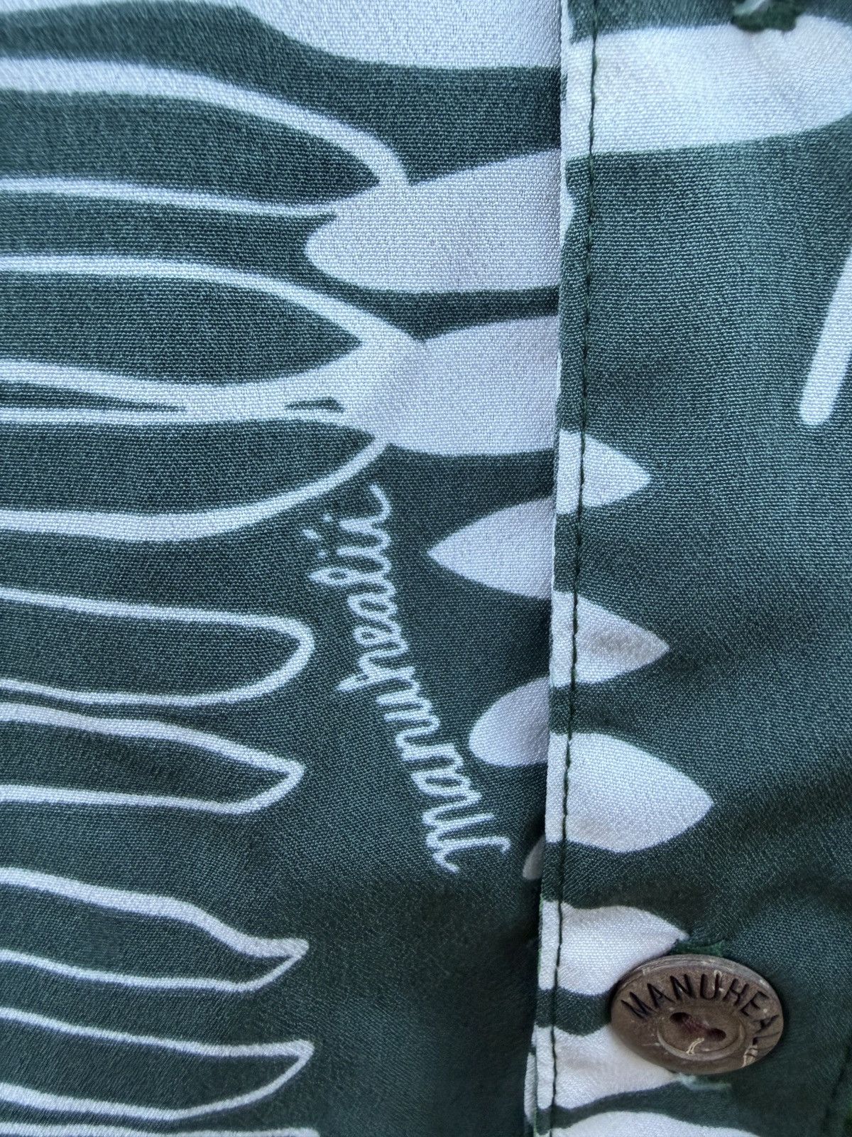 Other PreOwned Manuhealii Hawaiian Print Green Men's 2XL Size US XXL / EU 58 / 5 - 5 Thumbnail