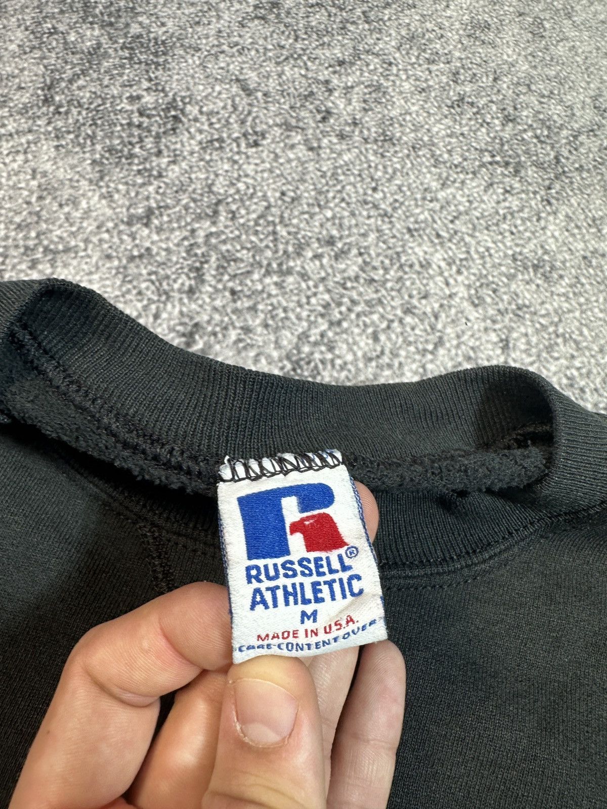 Russell Athletic × Vintage Vintage Russell Blanc Sweatshirt Streetwear Made in USA M Size US S / EU 44-46 / 1 - 3 Thumbnail