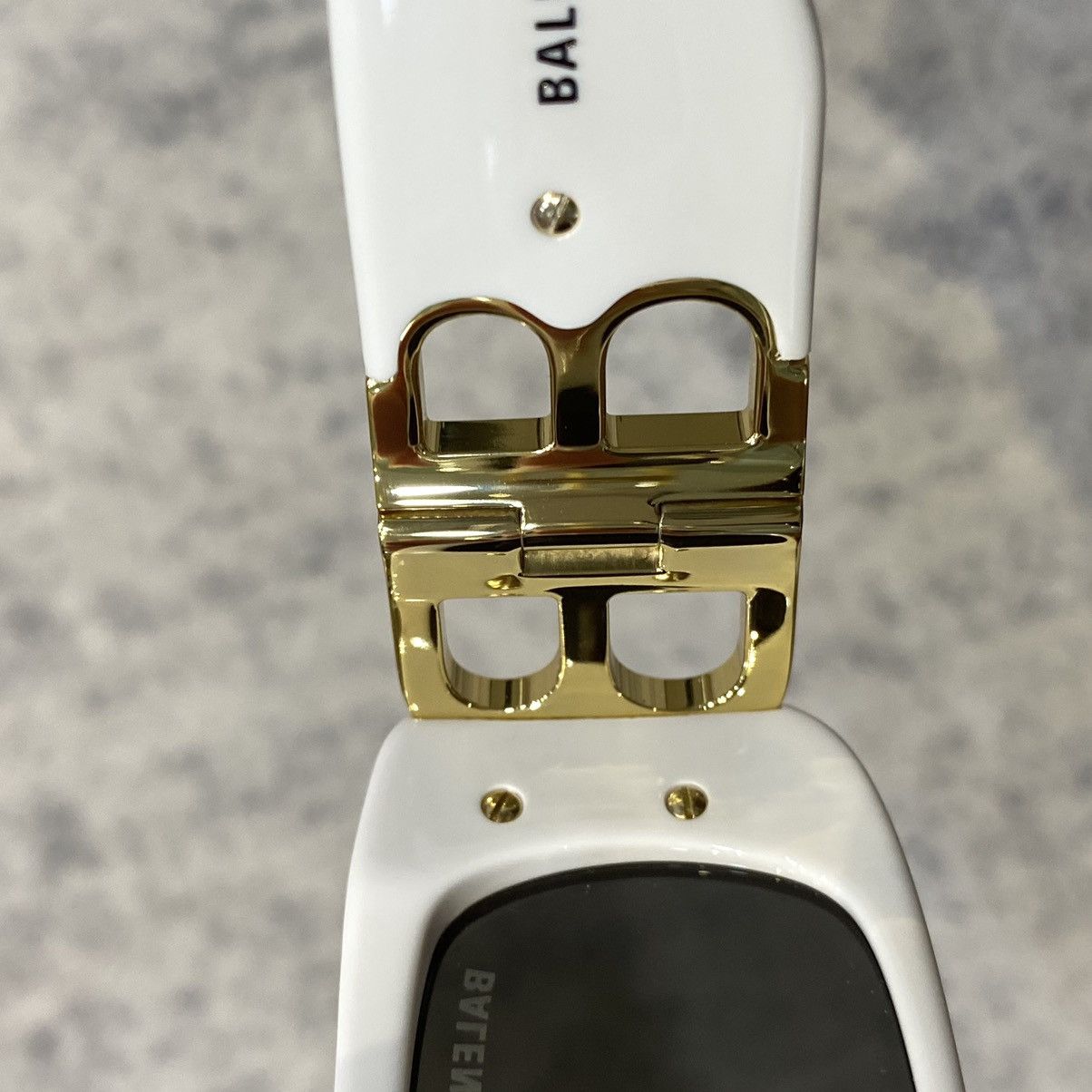 Balenciaga BALENCIAGA BB0096S 011 Dynasty Sunglasses WHITE Size ONE SIZE - 5 Thumbnail