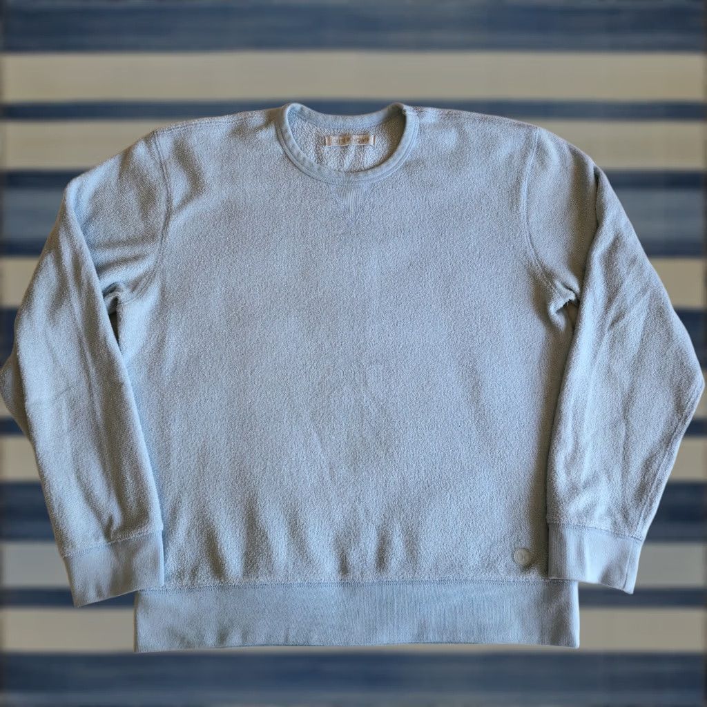 Outerknown Outerknown Sweatshirt Small Light Blue Organic Cotton Crewneck Pullover Sweater Size US S / EU 44-46 / 1 - 1 Thumbnail
