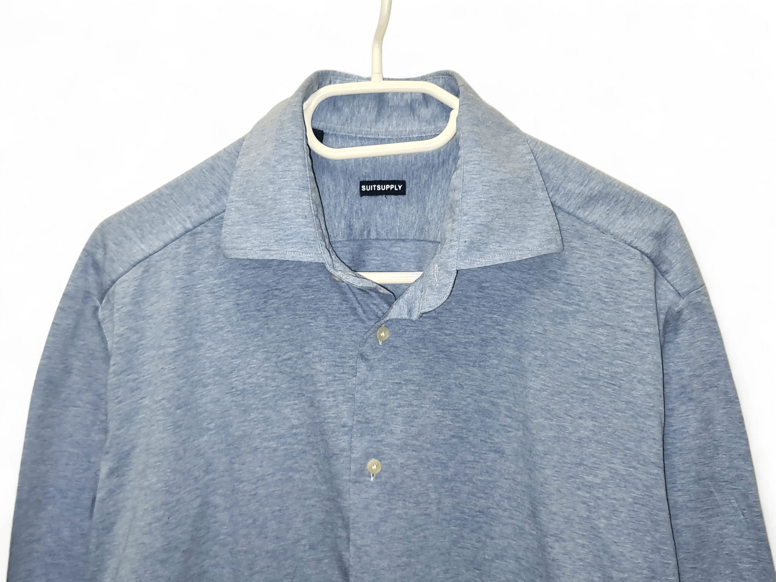 Suitsupply Suitsupply Soft Shirt Blue Size US M / EU 48-50 / 2 - 2 Thumbnail