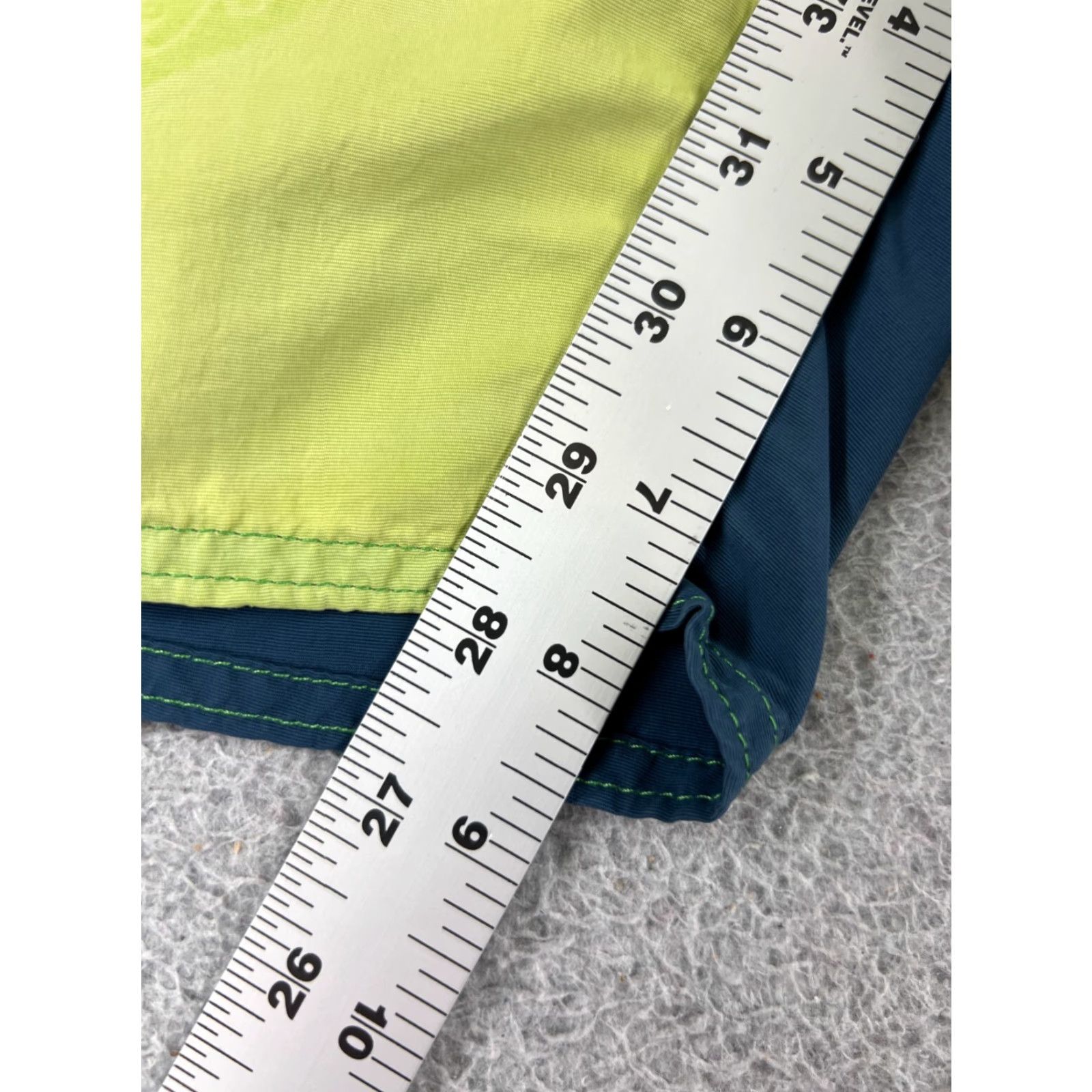 Patagonia Patagonia Mens Swim Trunks Bottom 33 Green Blue 100% Nylon Zipper Pocket Wavefarer Beach Size US 33 - 7 Thumbnail