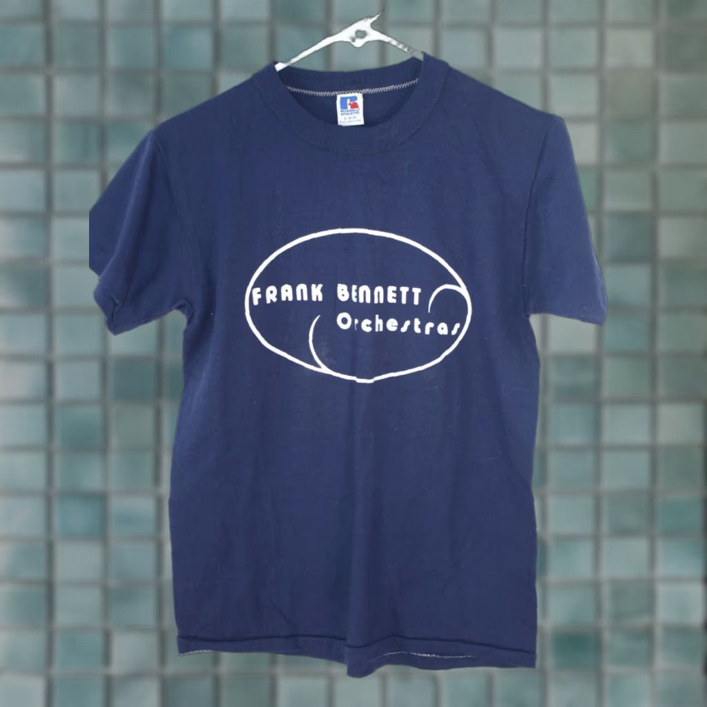 Russell Athletic Vintage Russell Athletic Men's Blue Crew Neck T-Shirt Small Cotton Blend Solid 90s Mens Size US S / EU 44-46 / 1 - 1 Thumbnail
