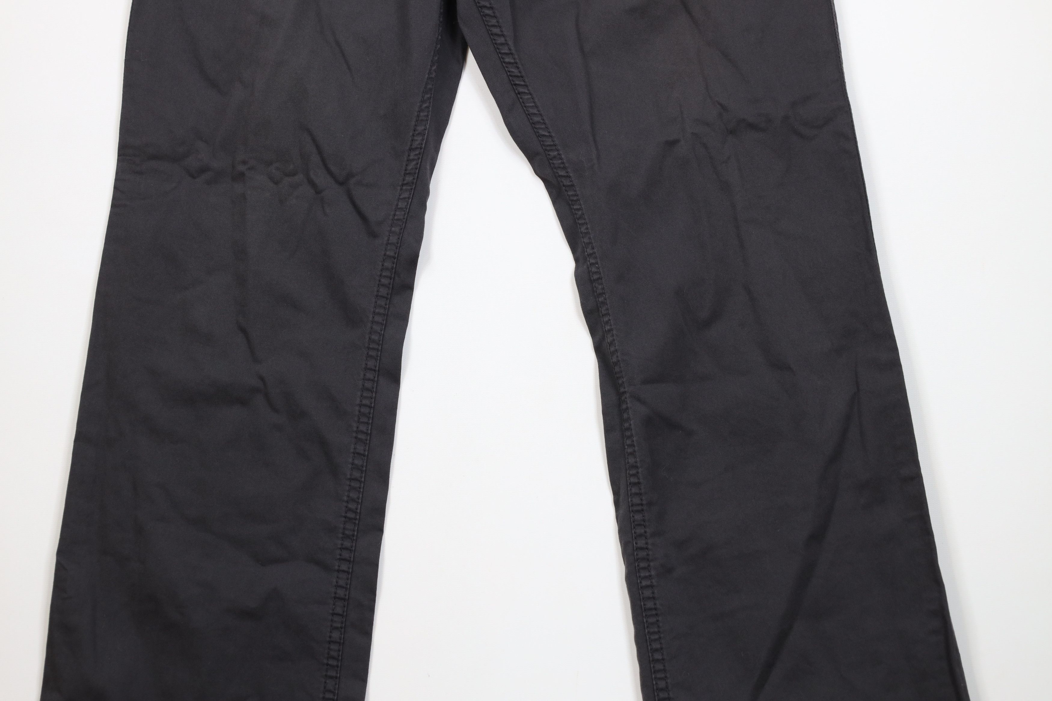 Esprit Vintage 90s Y2K Esprit Flared Wide Leg Pants Gray Cotton Size US 32 / EU 48 - 3 Thumbnail