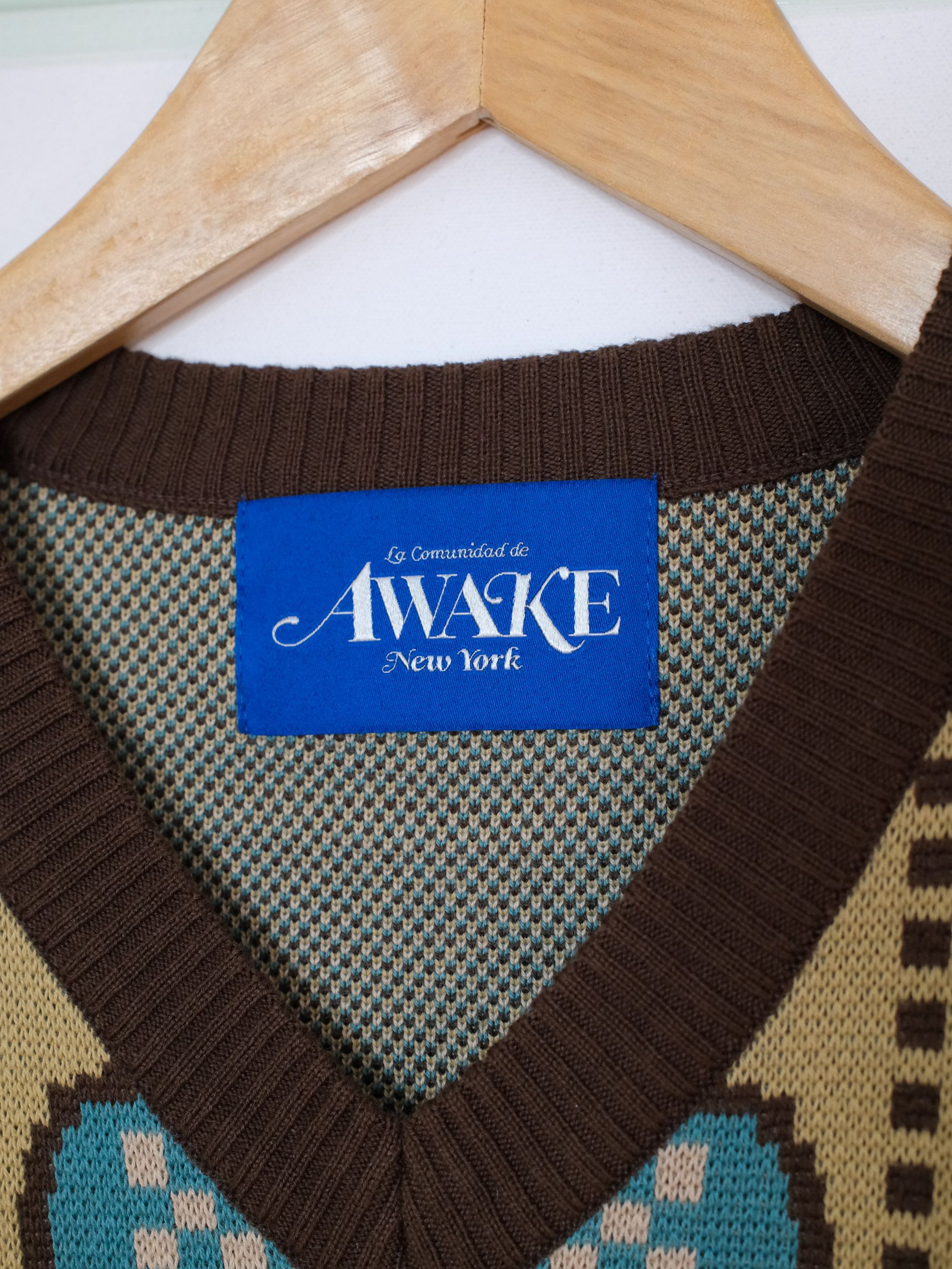 Awake NY Butterfly Knit Sweater Vest Sz M Size US M / EU 48-50 / 2 - 3 Thumbnail