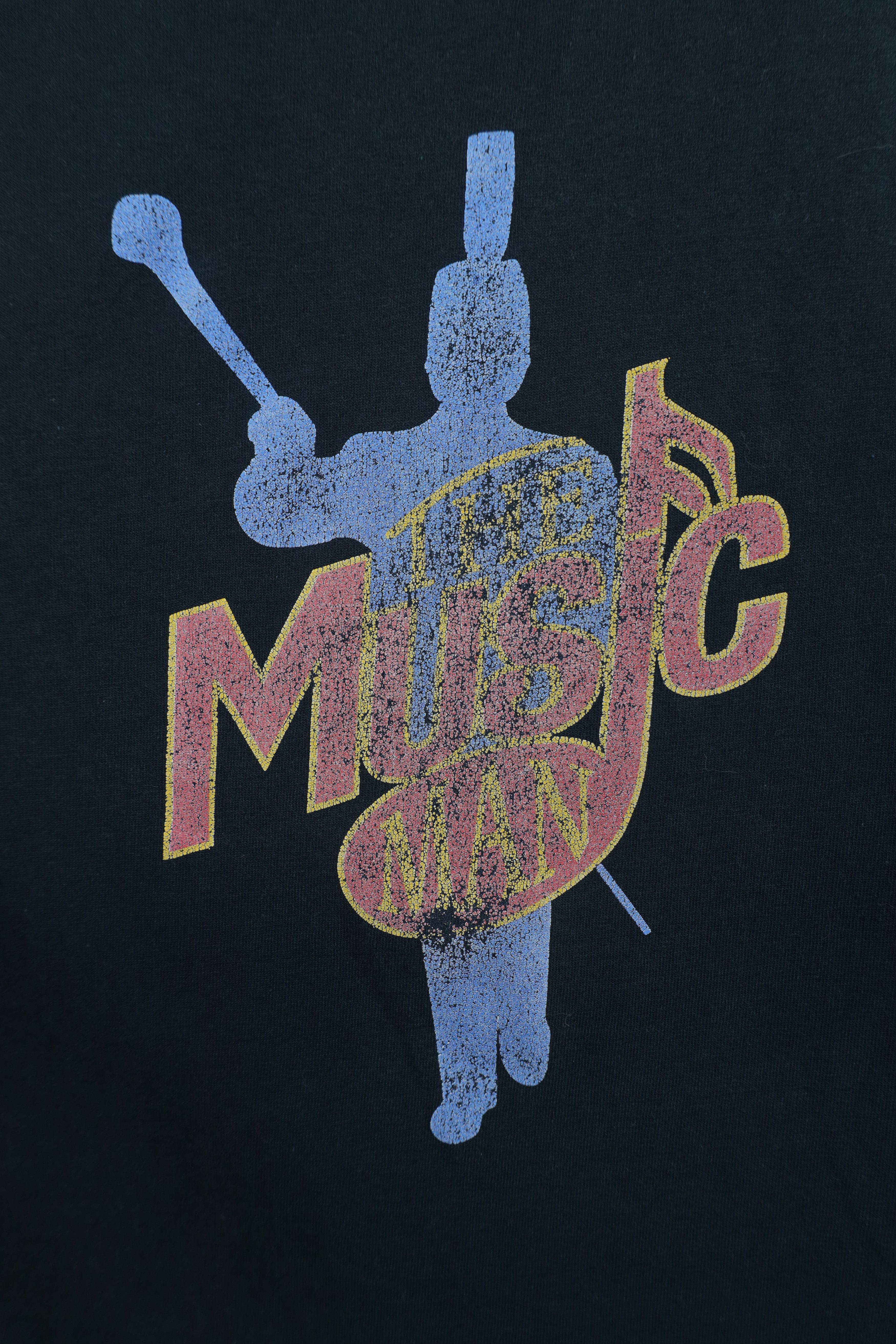 Vintage Vintage 90s The Music Man Play Short Sleeve T-Shirt Black Size US S / EU 44-46 / 1 - 4 Thumbnail