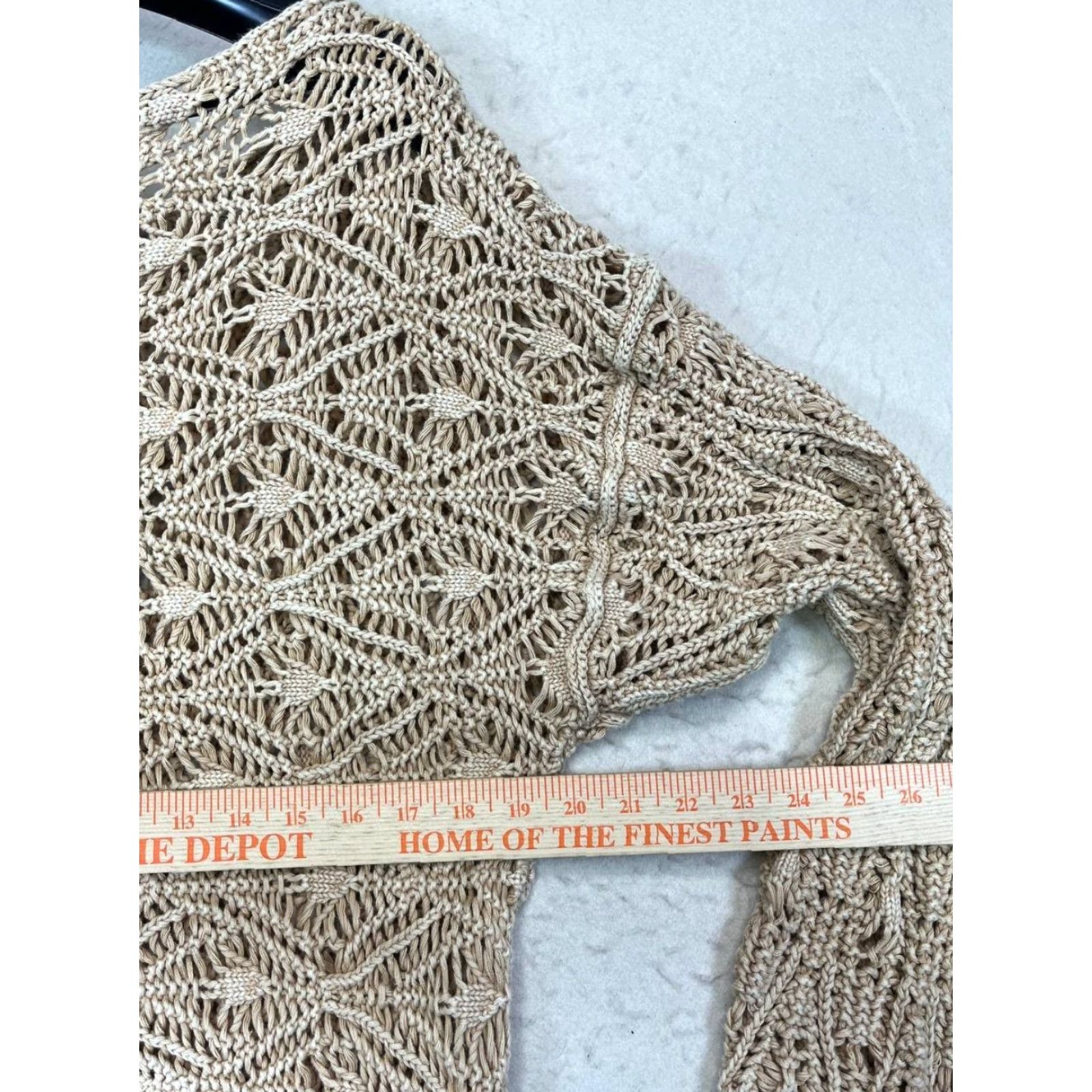 Free People Free people sweater open knit slouchy asymmetrical beige dusty Size Small Size S / US 4 / IT 40 - 3 Thumbnail