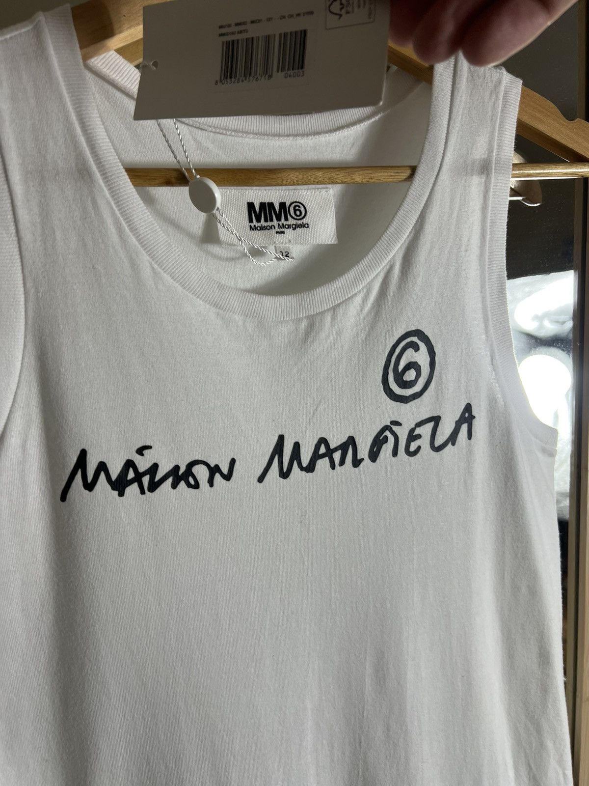 Maison Margiela Maison Margiela MM6 Contrast Panel Dress WhiteTop BlackSkirt Size S / US 4 / IT 40 - 9 Thumbnail