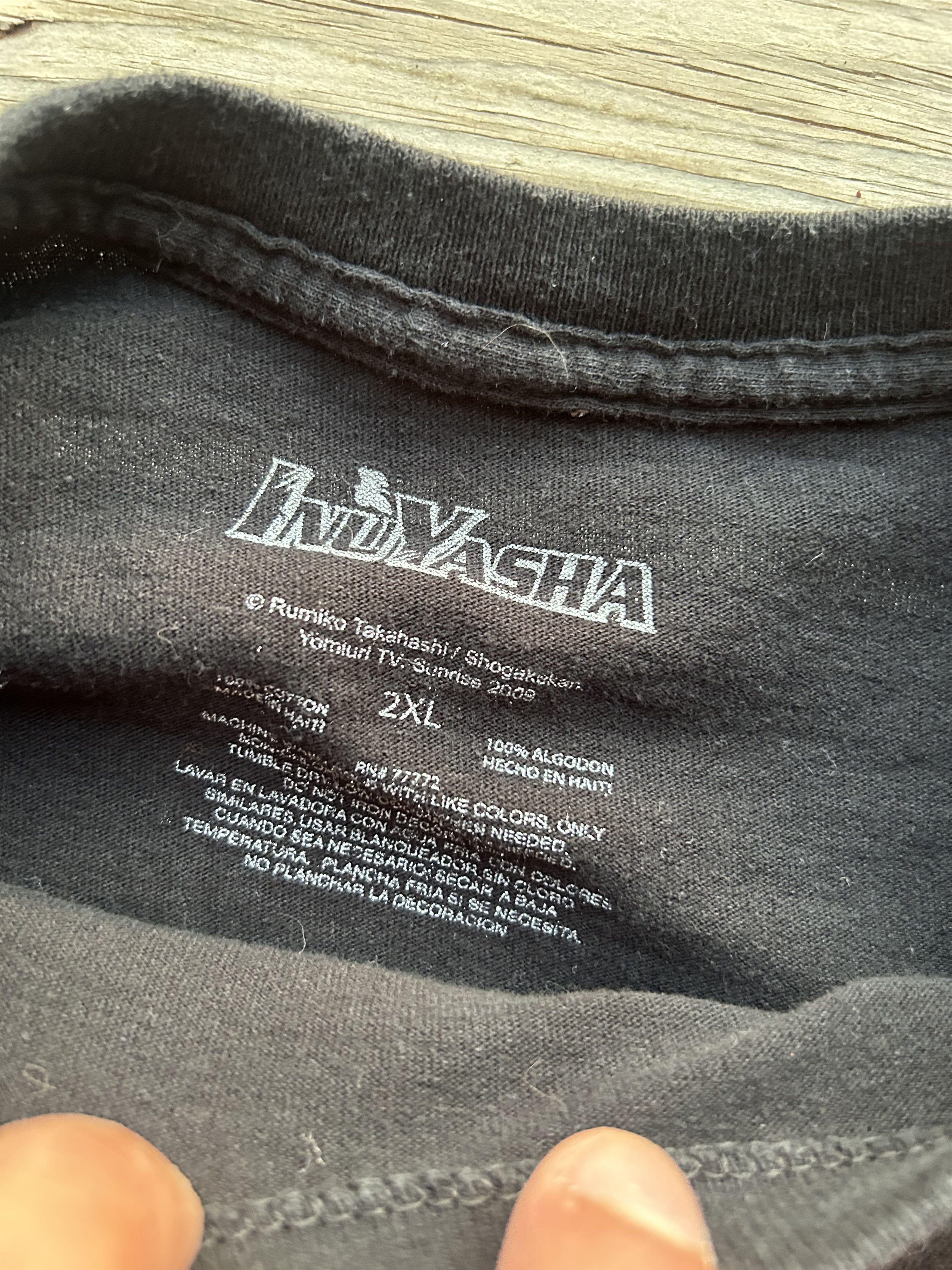 Vintage InuYasha Graphic Tee Size US XXL / EU 58 / 5 - 4 Thumbnail