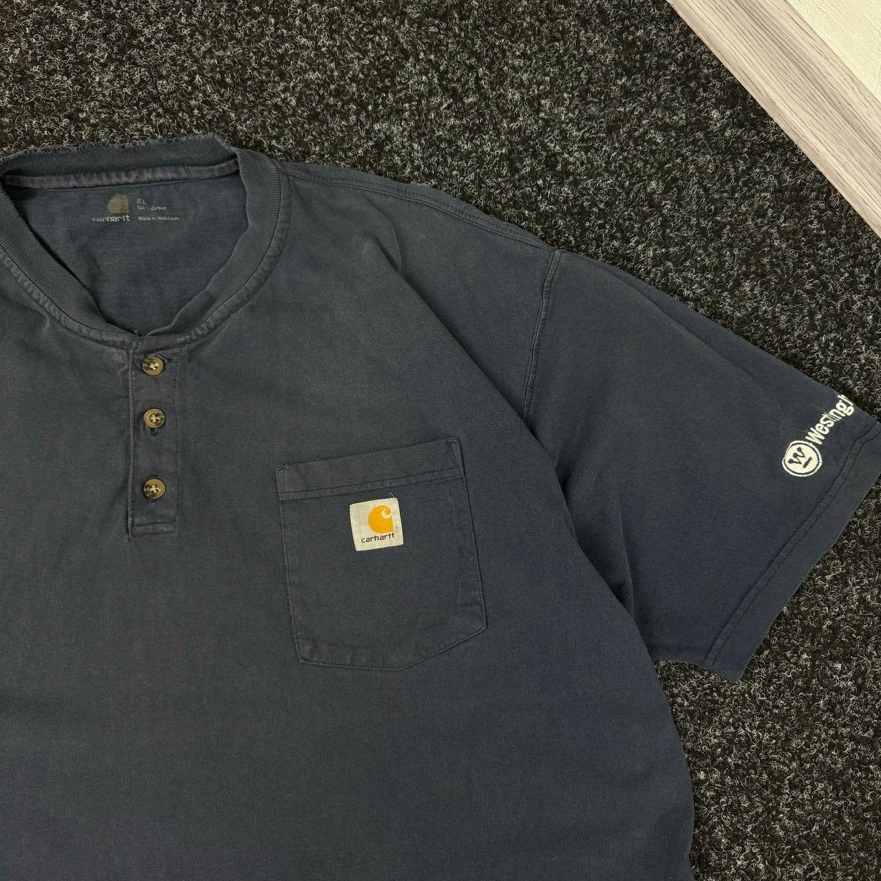 Carhartt Carhartt vintage oversized t-shirt baggy fit faded workwear Size US XL / EU 56 / 4 - 2 Thumbnail