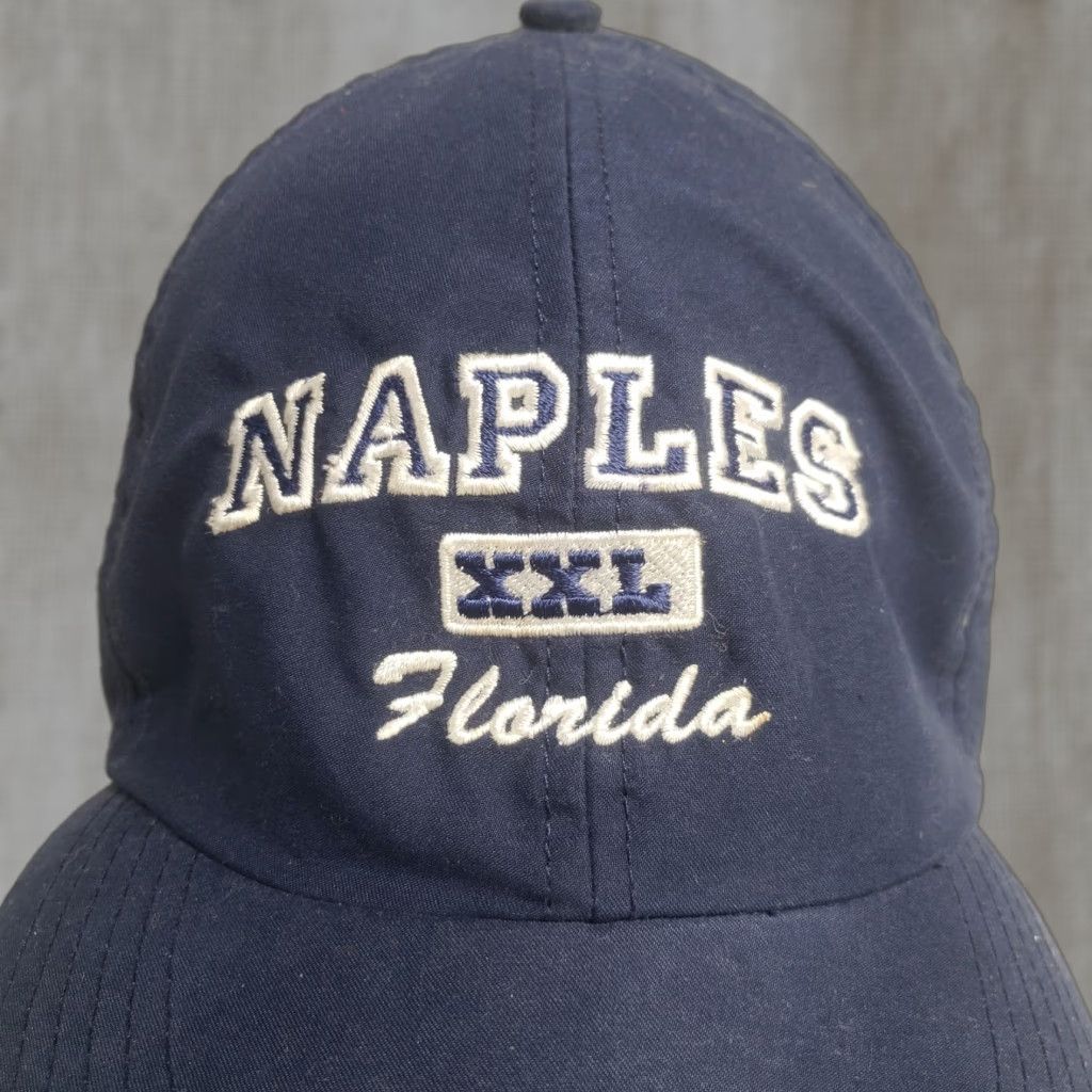 Vintage Naples Florida baseball hat Adult adjustable Blue Strapback Cap Size ONE SIZE - 1 Thumbnail