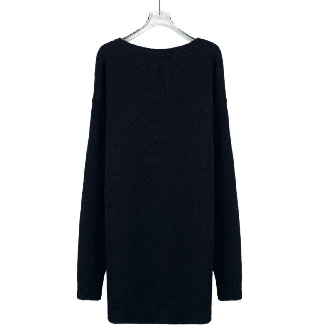Celine Celine Black Wool Intarsia Sweater (XS) Size XS / US 0-2 / IT 36-38 - 8 Thumbnail