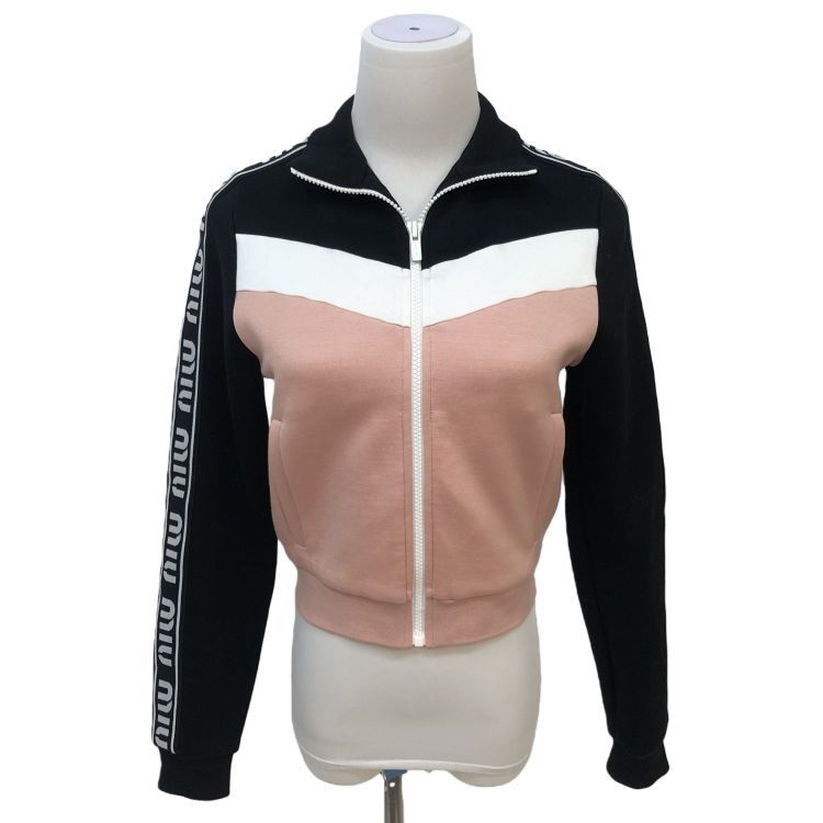 Miu Miu Miu Miu Colorblock Track Jacket Size S Size S / US 4 / IT 40 - 1 Thumbnail