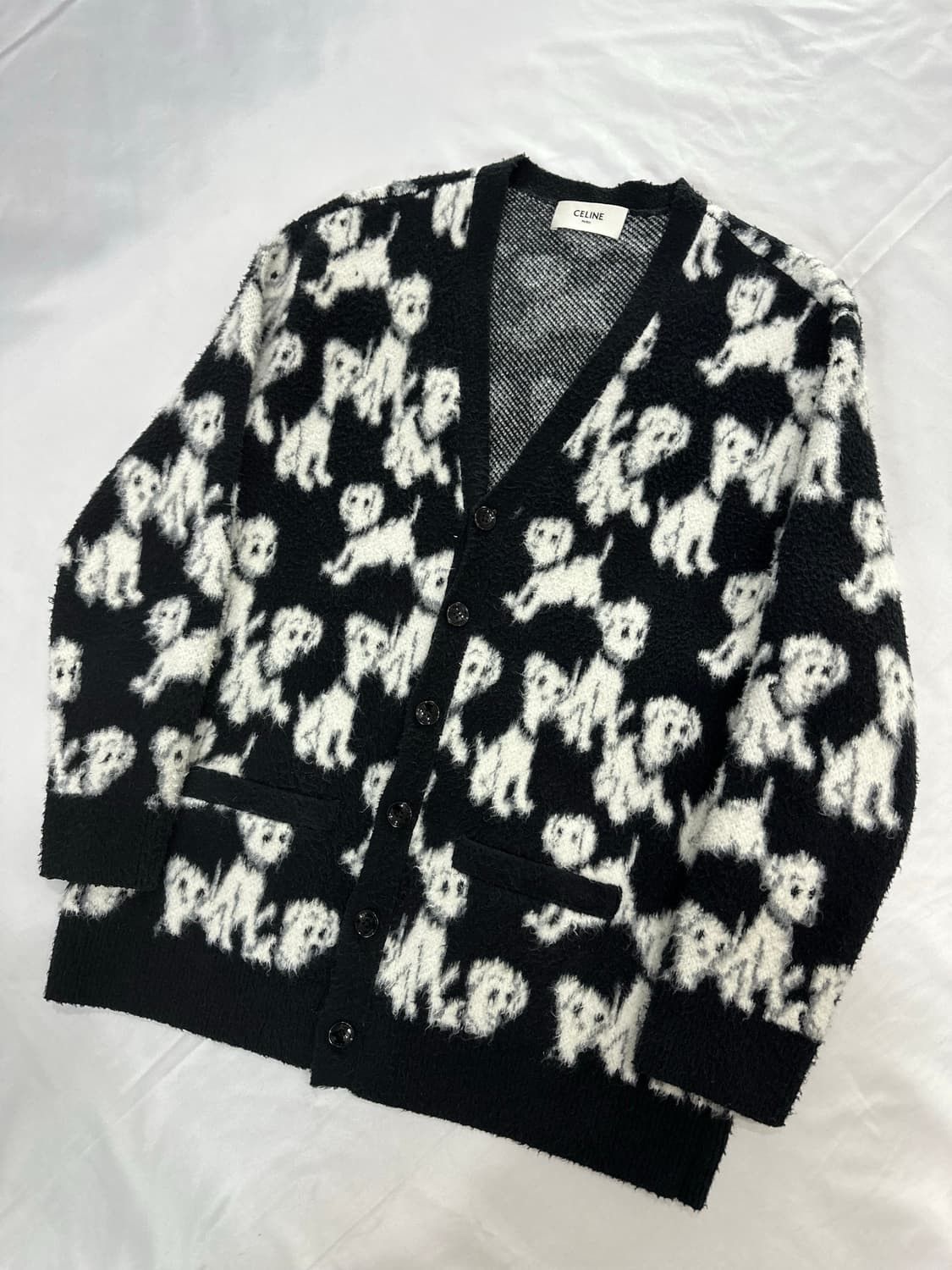 Celine Celine 22SS artist jacquard cardigan sz M Size US M / EU 48-50 / 2 - 1 Thumbnail