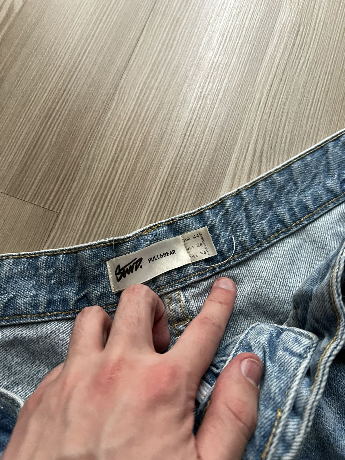 Other CRAZY VINTAGE BAGGY BLUE DENIM JEANS JNCO STYLE Y2K Size US 34 / EU 50 - 4 Thumbnail