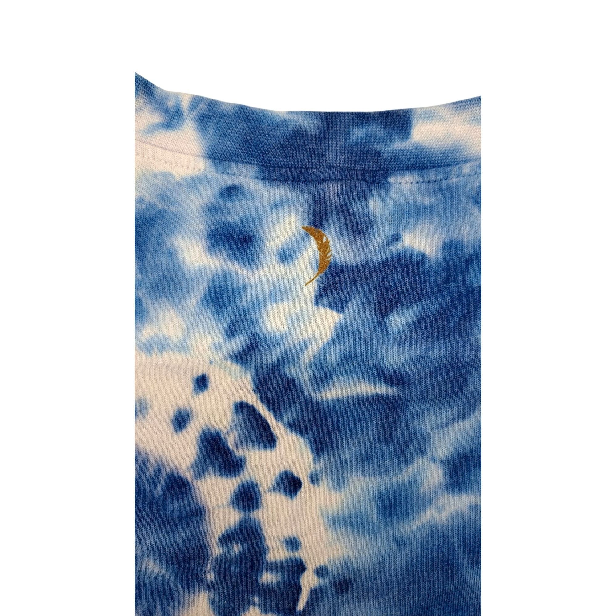 Jessica Simpson Jessica Simpson Active XS Blue Tie-Dye Cropped Tank Top Size XS / US 0-2 / IT 36-38 - 6 Thumbnail