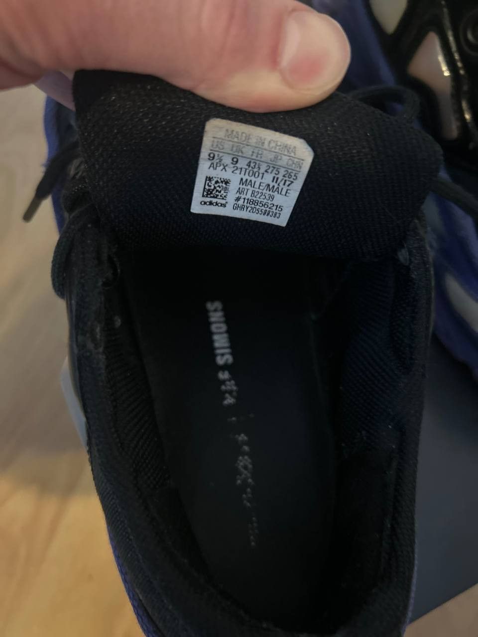 Adidas × Raf Simons Adidas x Raf Simons Ozweego 3 Purple Black Size US 9.5 / EU 42-43 - 4 Thumbnail