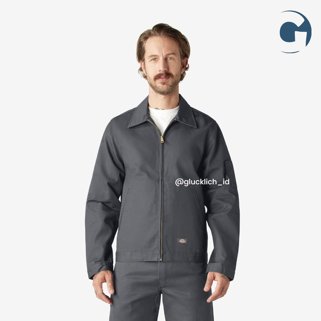 Dickies Dickies, Eisenhower Unlined Work Jacket in Charcoal Size US L / EU 52-54 / 3 - 1 Thumbnail