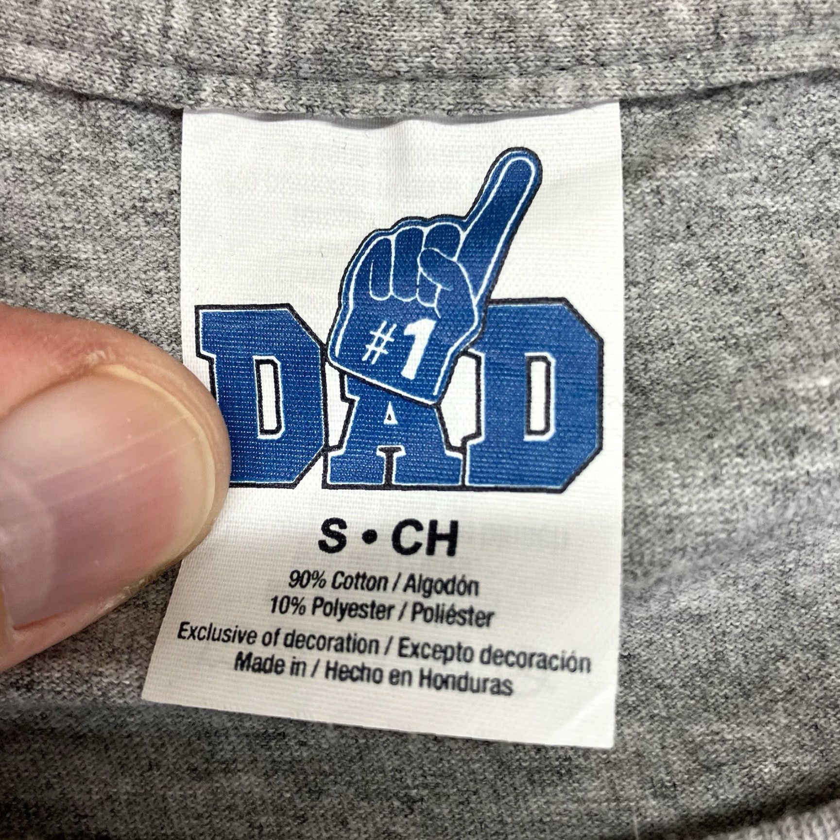 Vintage VINTAGE #1 DAD Graphic Tee WORLD'S GREATEST FARTER Funny T-Shirt Mens Small Gray 90s Retro Size US S / EU 44-46 / 1 - 4 Thumbnail