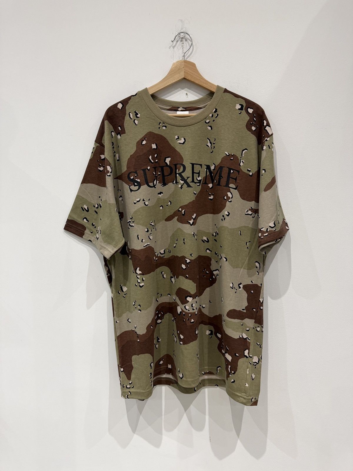 トップス Supreme Announcing Tee Chocolate Camo M Buy Supreme Announcing Tee 'Chocolate Chip Camo' - SS25T40
