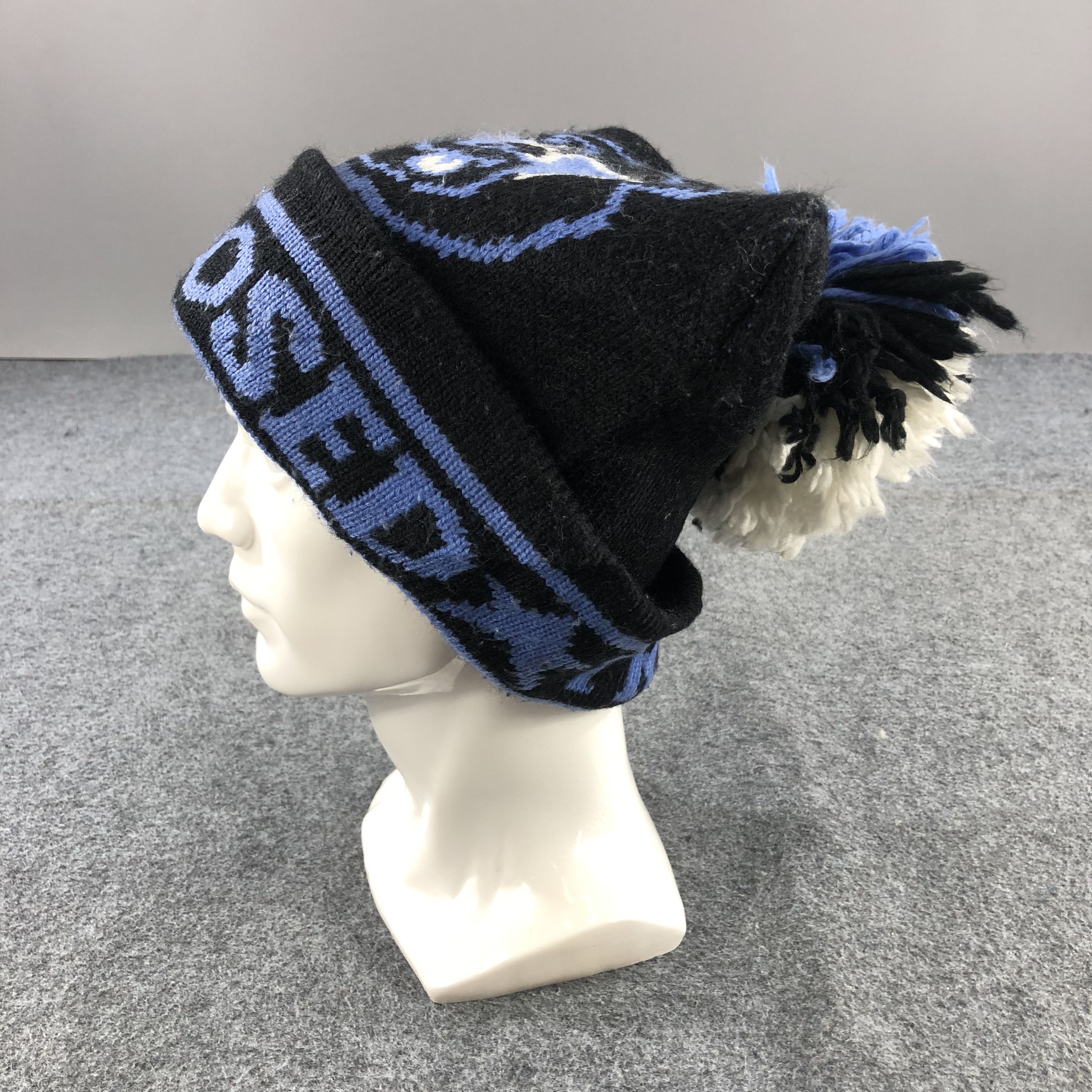 Vintage Exposed Truth Slouchy Bobble Beanie Snowcap Snow Hat B222 Size ONE SIZE - 2 Thumbnail