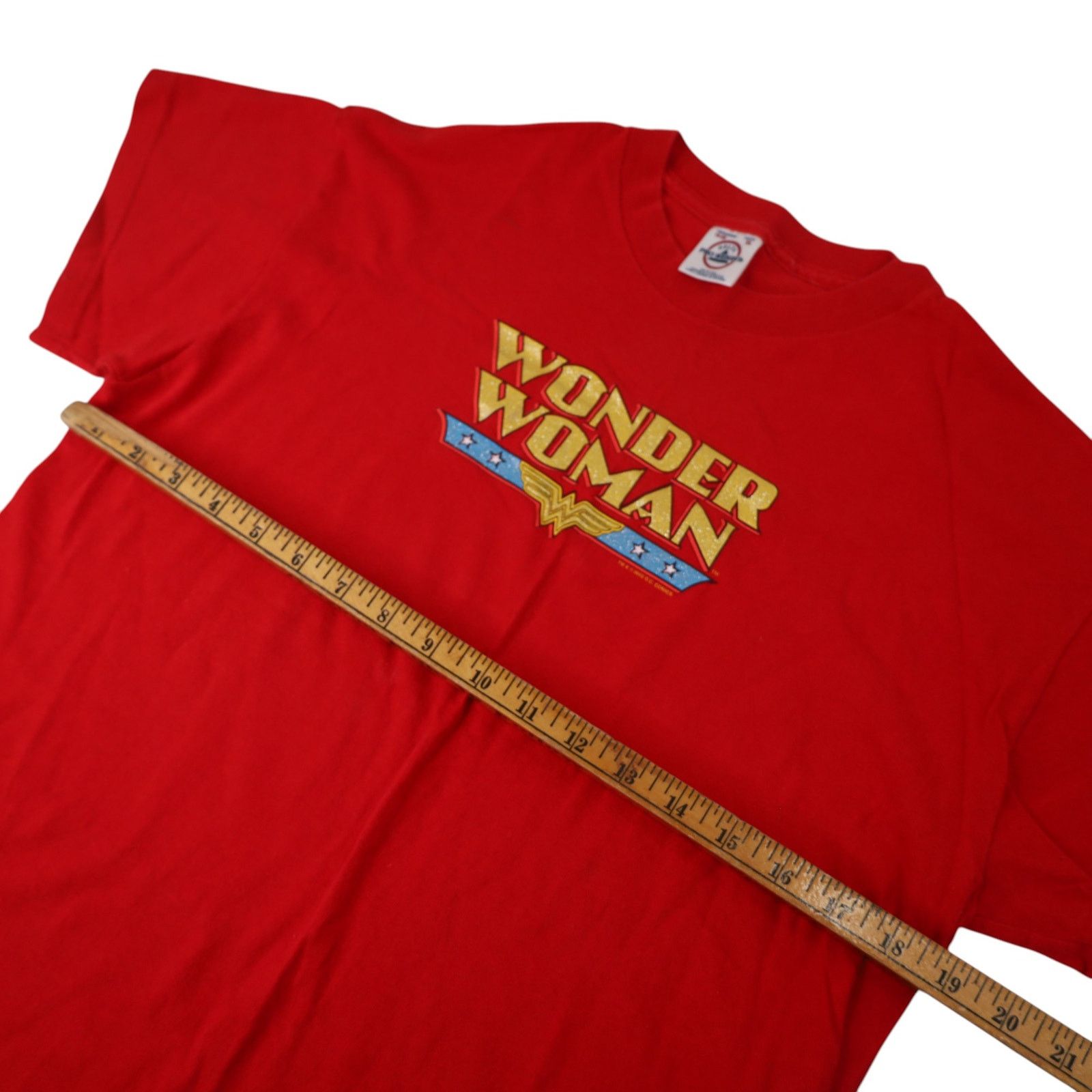 DC Comics Vintage DC Comics Wonder Women Spellout Graphic T Shirt Size XL / US 12-14 / IT 48-50 - 6 Thumbnail