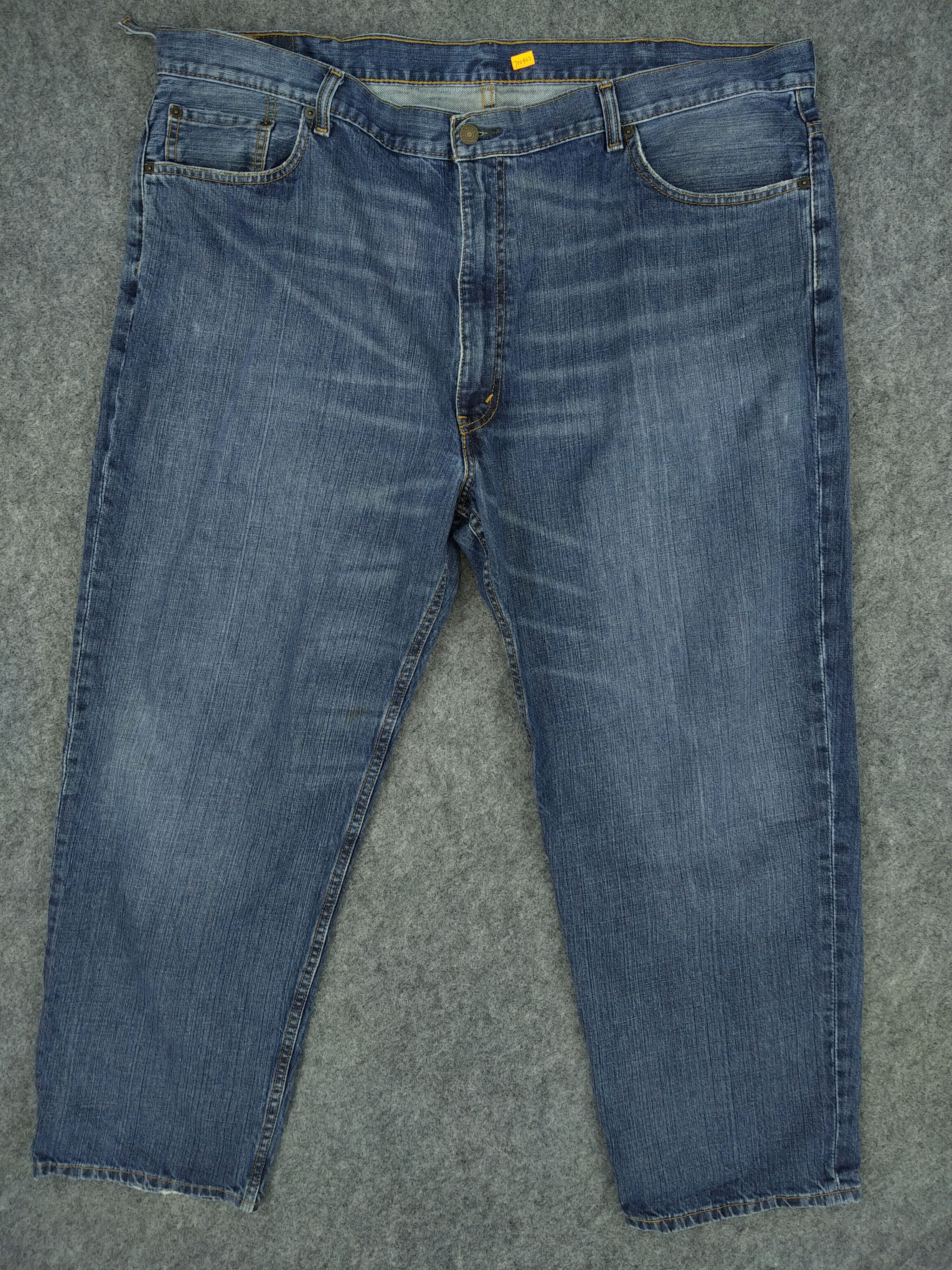 Blue Distressed Vintage Levi's 550 Denim 47x29 -JN463