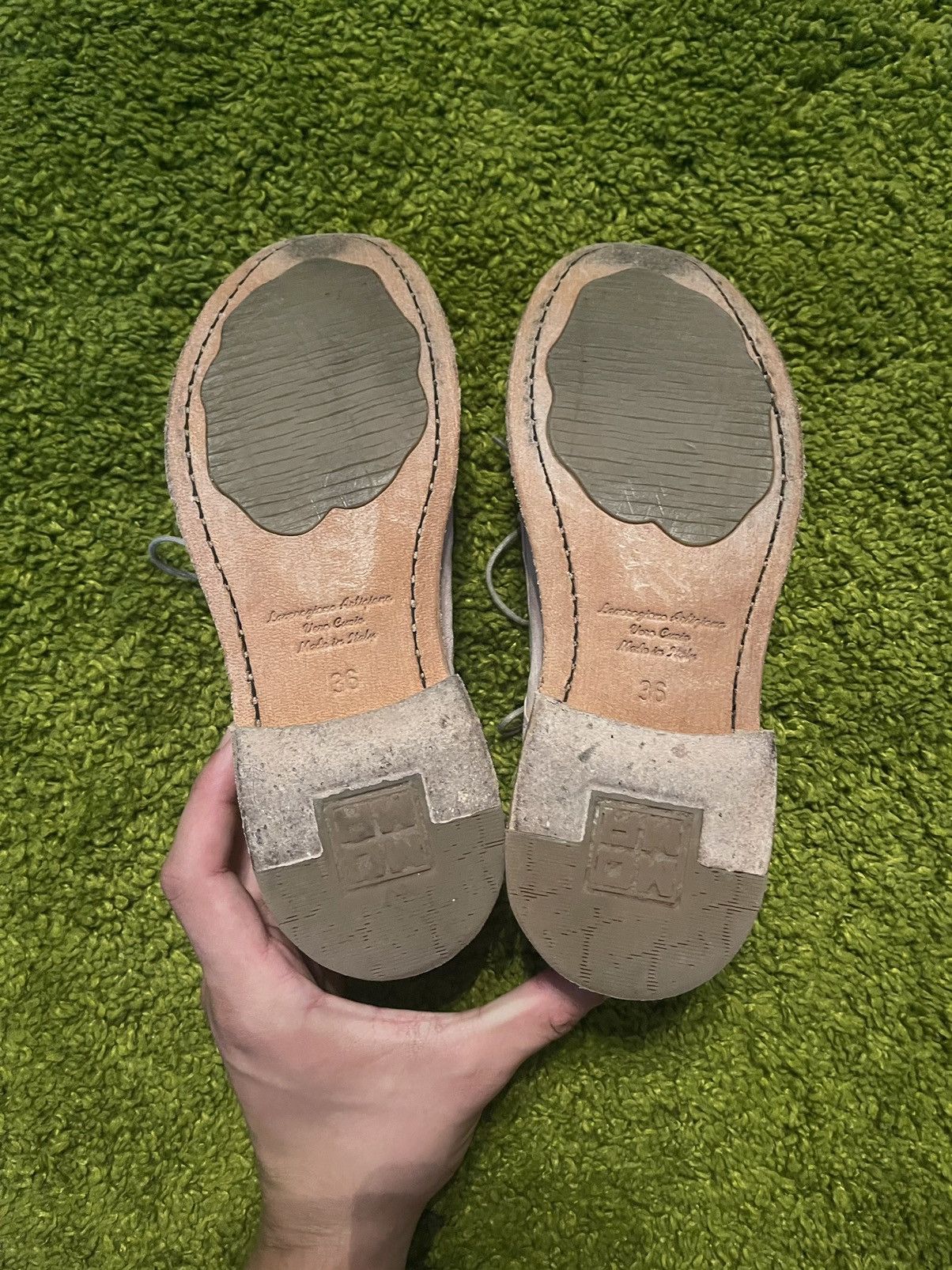 Designer × MoMA Moma avant garde suede derby shoes Size US 6 / IT 36 - 8 Thumbnail