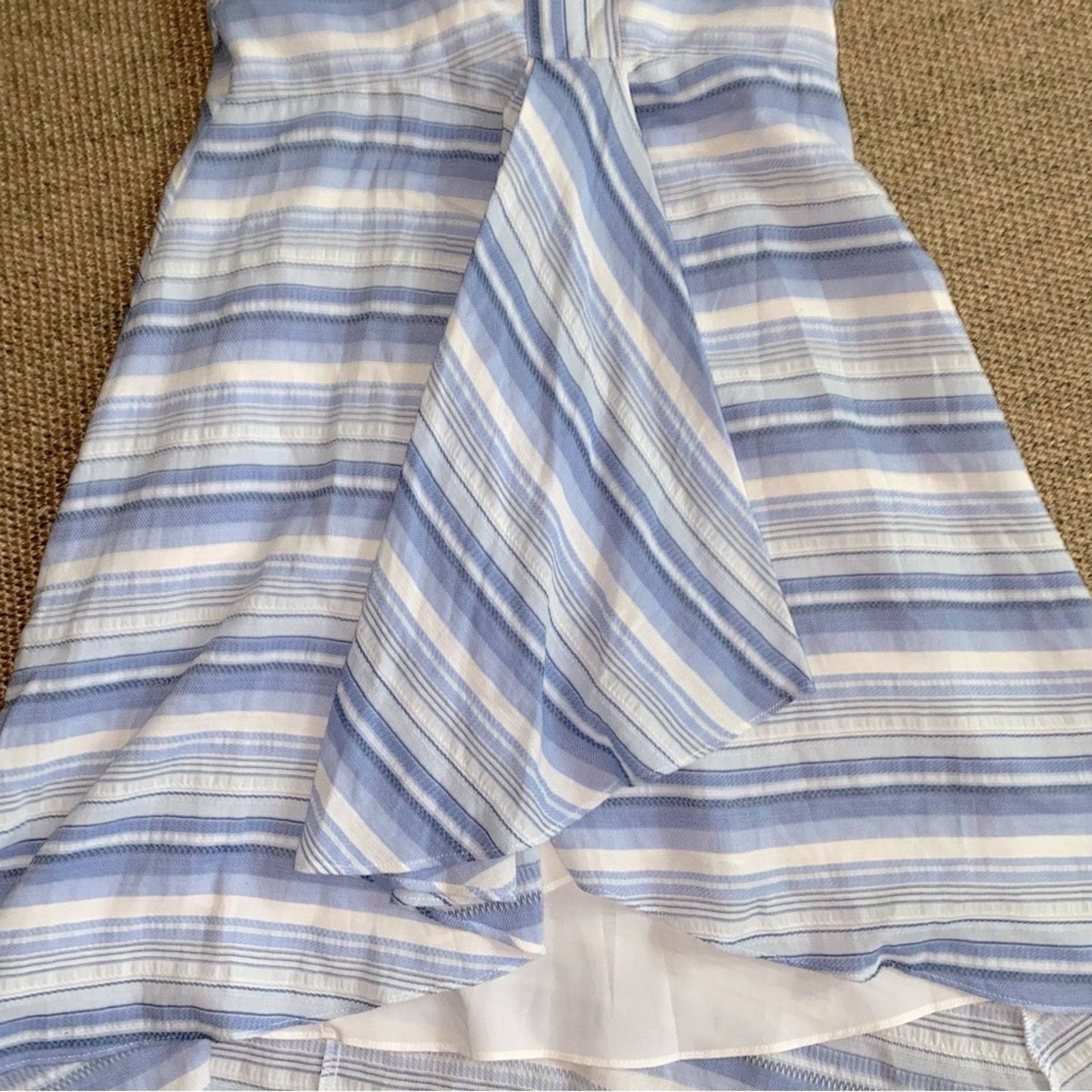 Amanda Uprichard Amanda Uprichard $245 Vineyard Striped Mini Dress MED EUC Size M / US 6-8 / IT 42-44 - 7 Thumbnail