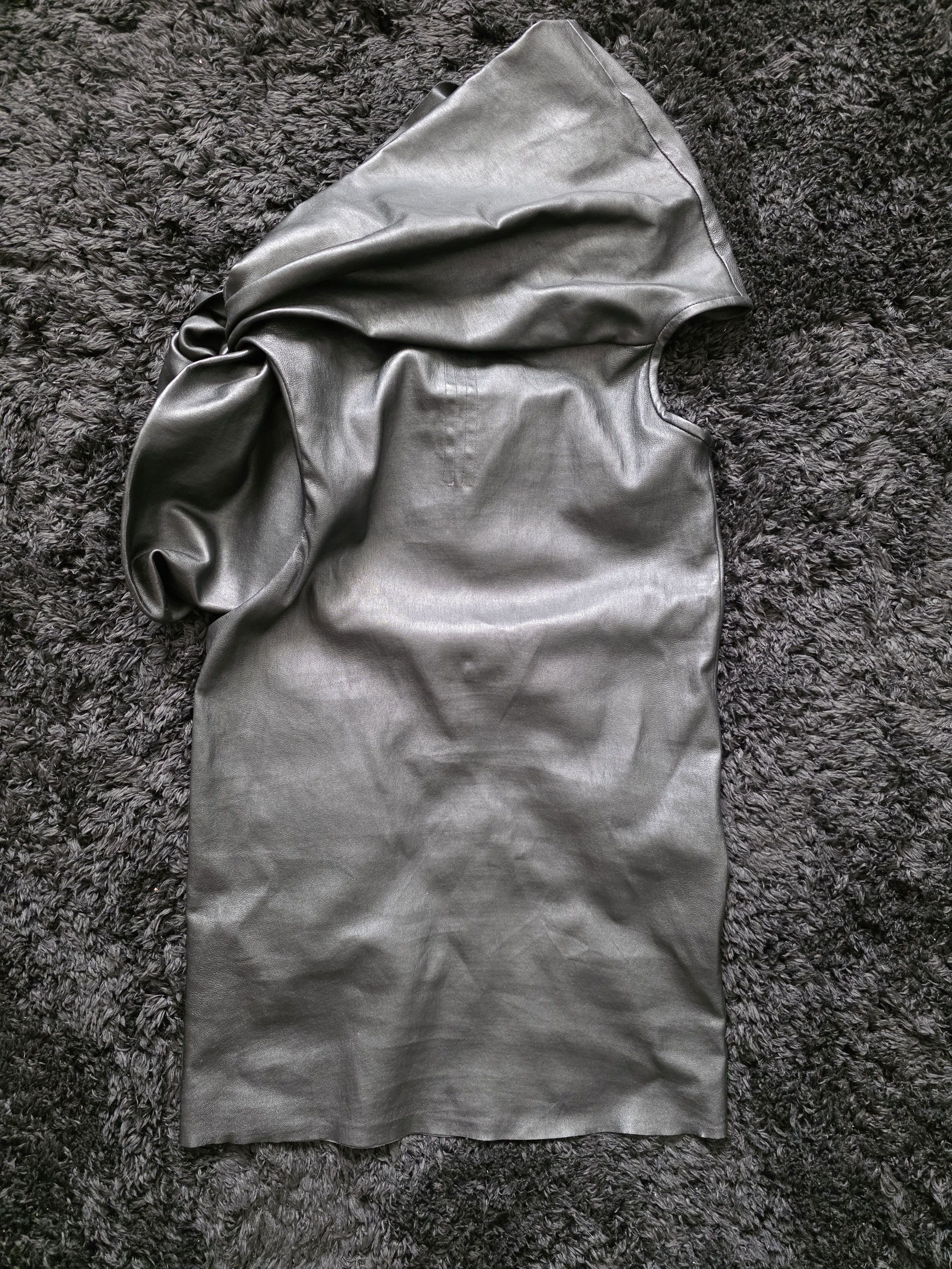 Rick Owens Runway LIDO Rick Owens 46 size top leather 100% very stretch Size US S / EU 44-46 / 1 - 7 Thumbnail