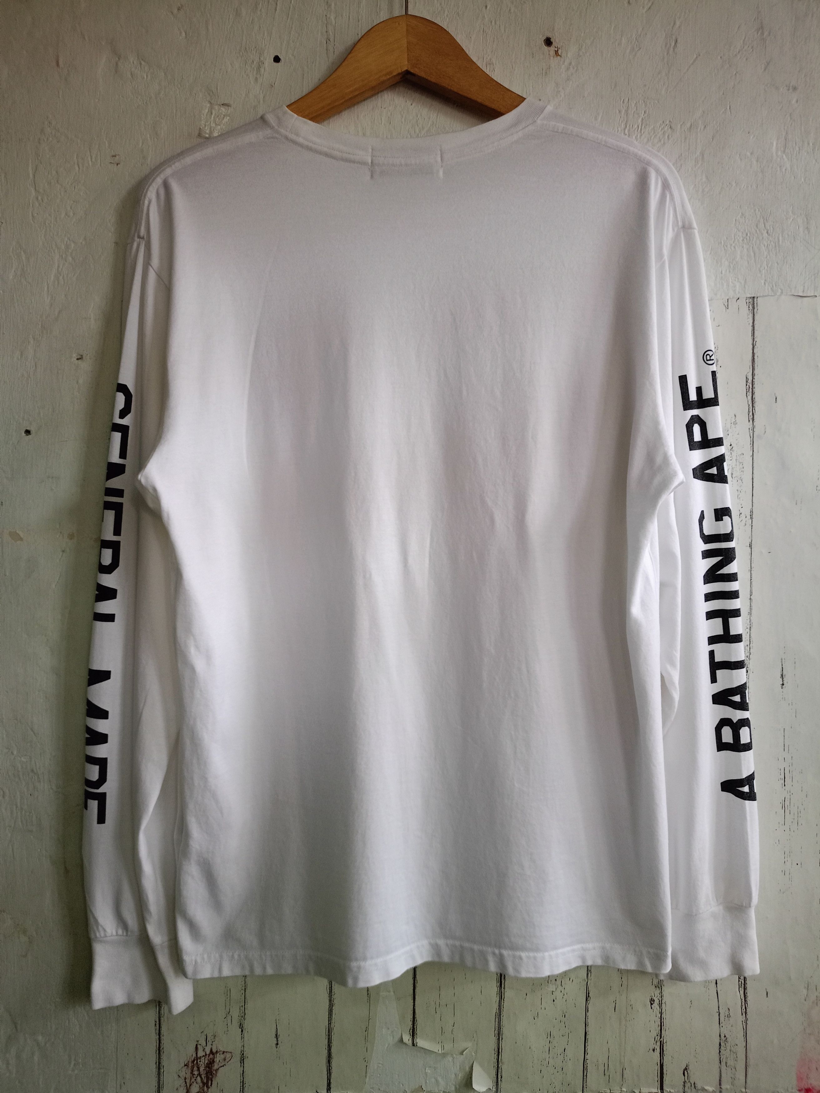 Bape Bape General Made Long Sleeve t-shirt Size US M / EU 48-50 / 2 - 8 Thumbnail
