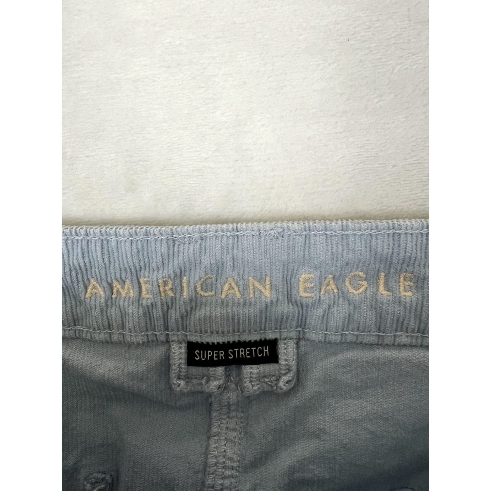 American Eagle Outfitters American Eagle Outfitters Skirt Womens 14 Long Blue Corduroy Button Front Pockets Casual Size 36" / US 14 / IT 50 - 5 Thumbnail