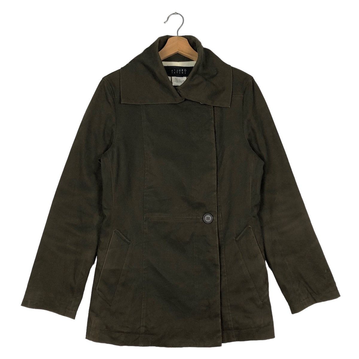 ATSURO TAYAMA 🔥Rare Double Breast Coats Jacket Atsuro Tayama Japan Size M / US 6-8 / IT 42-44 - 2 Thumbnail
