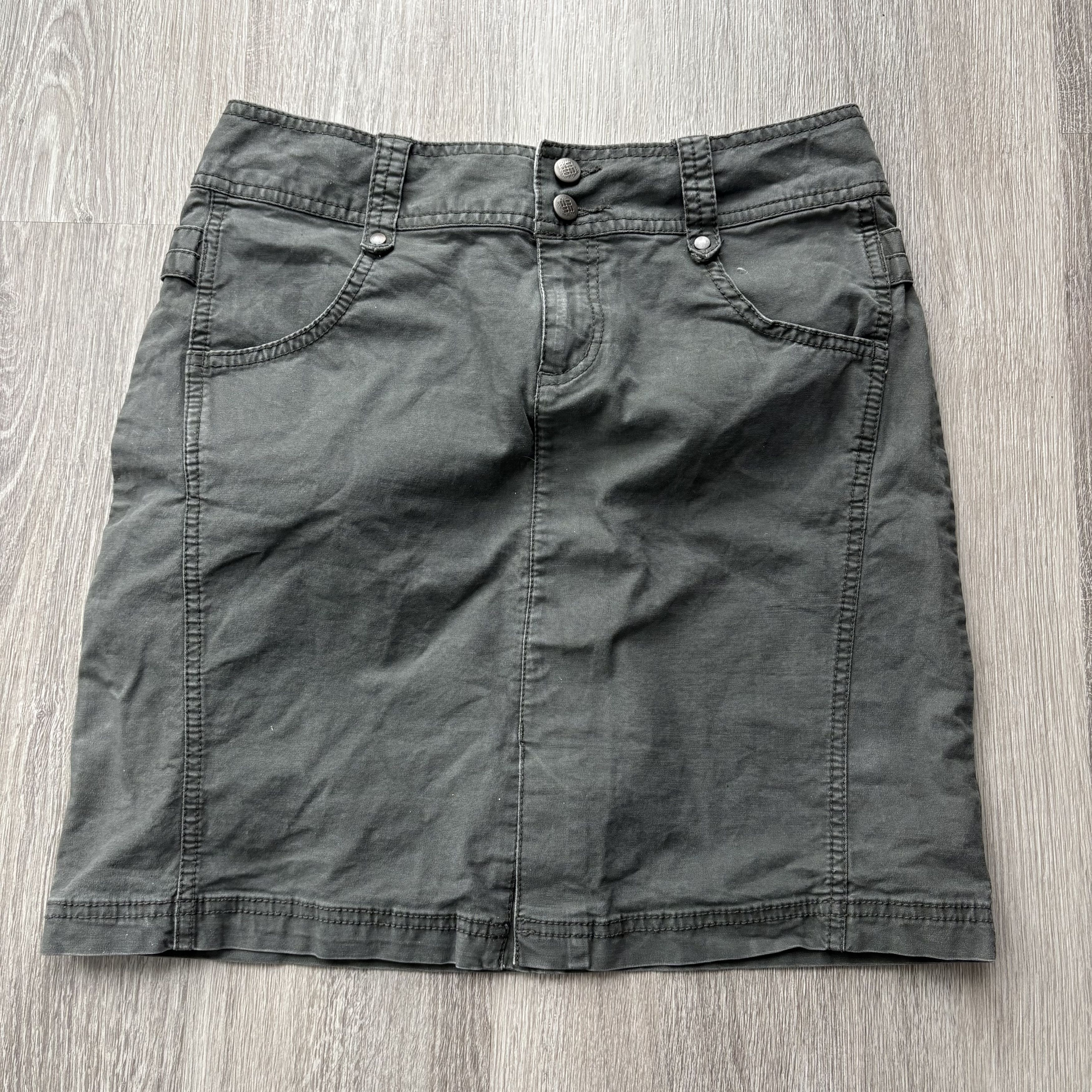Columbia Columbia Sportswear Utility Gorpcore Mini Skirt Green 4 Size 27" / US 4 / IT 40 - 2 Thumbnail