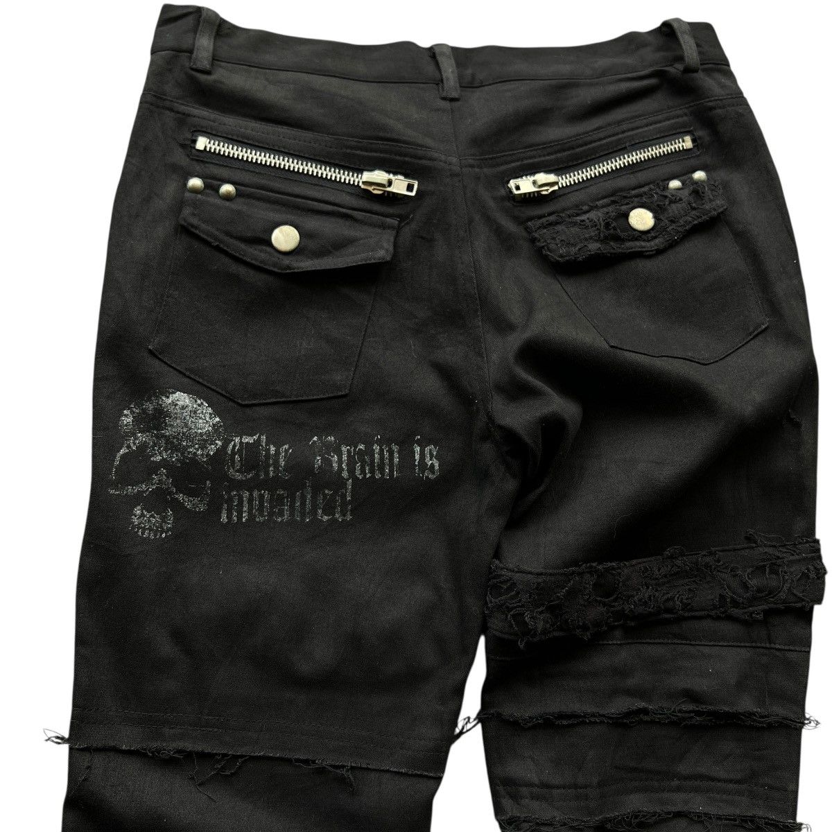Hysteric Glamour 🔥 Sex Pot Revenge Bondage Embellished Covertible Pant Size US 30 / EU 46 - 10 Thumbnail