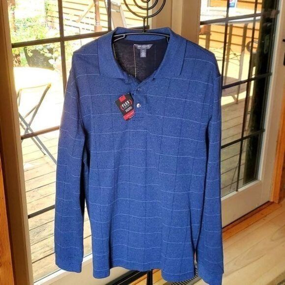 Van Heusen Van Heusen Flex Natural Stretch Collared 3 Buttoned Long Sle Size US L / EU 52-54 / 3 - 1 Thumbnail