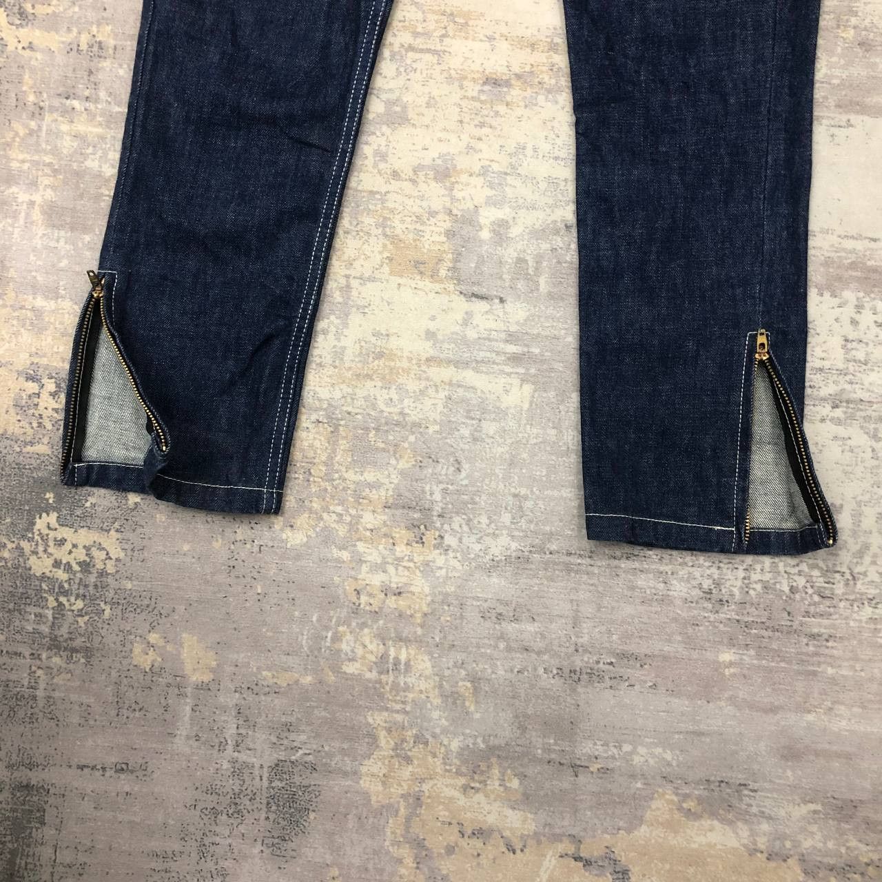 If Six Was Nine × Japanese Brand P807 I AM I MADE IN JAPAN SKINNY ZIPPER JEANS Size US 33 - 7 Thumbnail