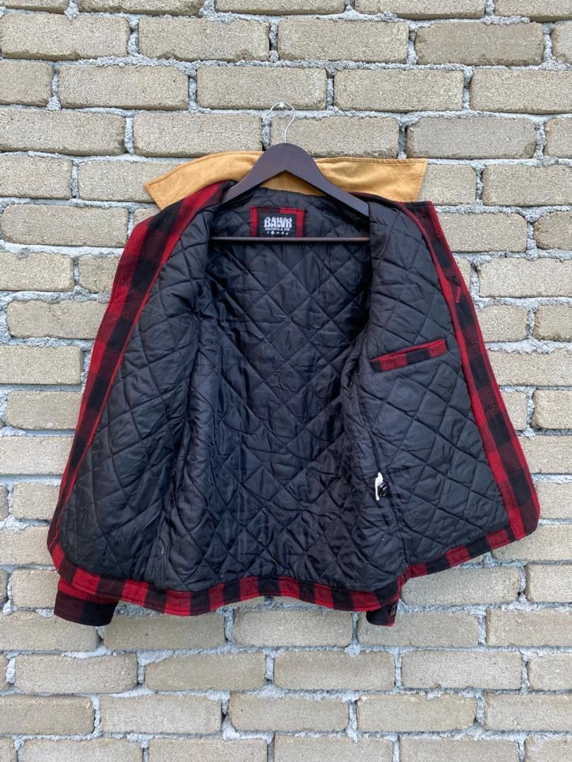 Japanese Brand BAWR Kronics & You Wool Plaid Tartan Jacket Size US L / EU 52-54 / 3 - 6 Thumbnail