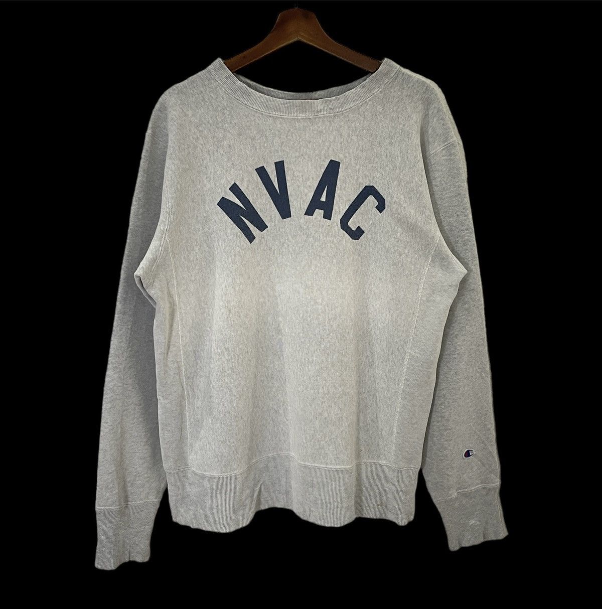 Champion Vintage 90s Champion Reverse Weave Nvac Sweatshirt Size US L / EU 52-54 / 3 - 1 Thumbnail