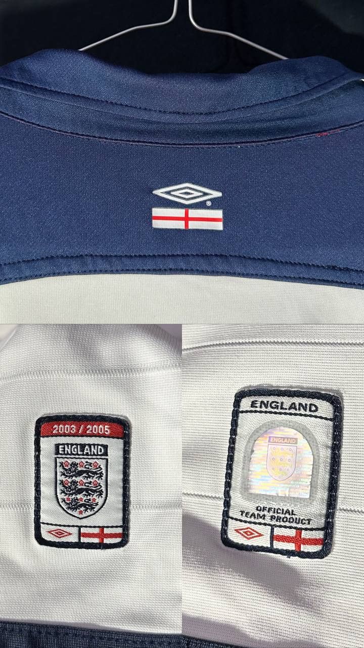 Umbro × Vintage England 2003/2005 home 2 sides Football Shirt jersey Umbro Size US XL / EU 56 / 4 - 7 Thumbnail