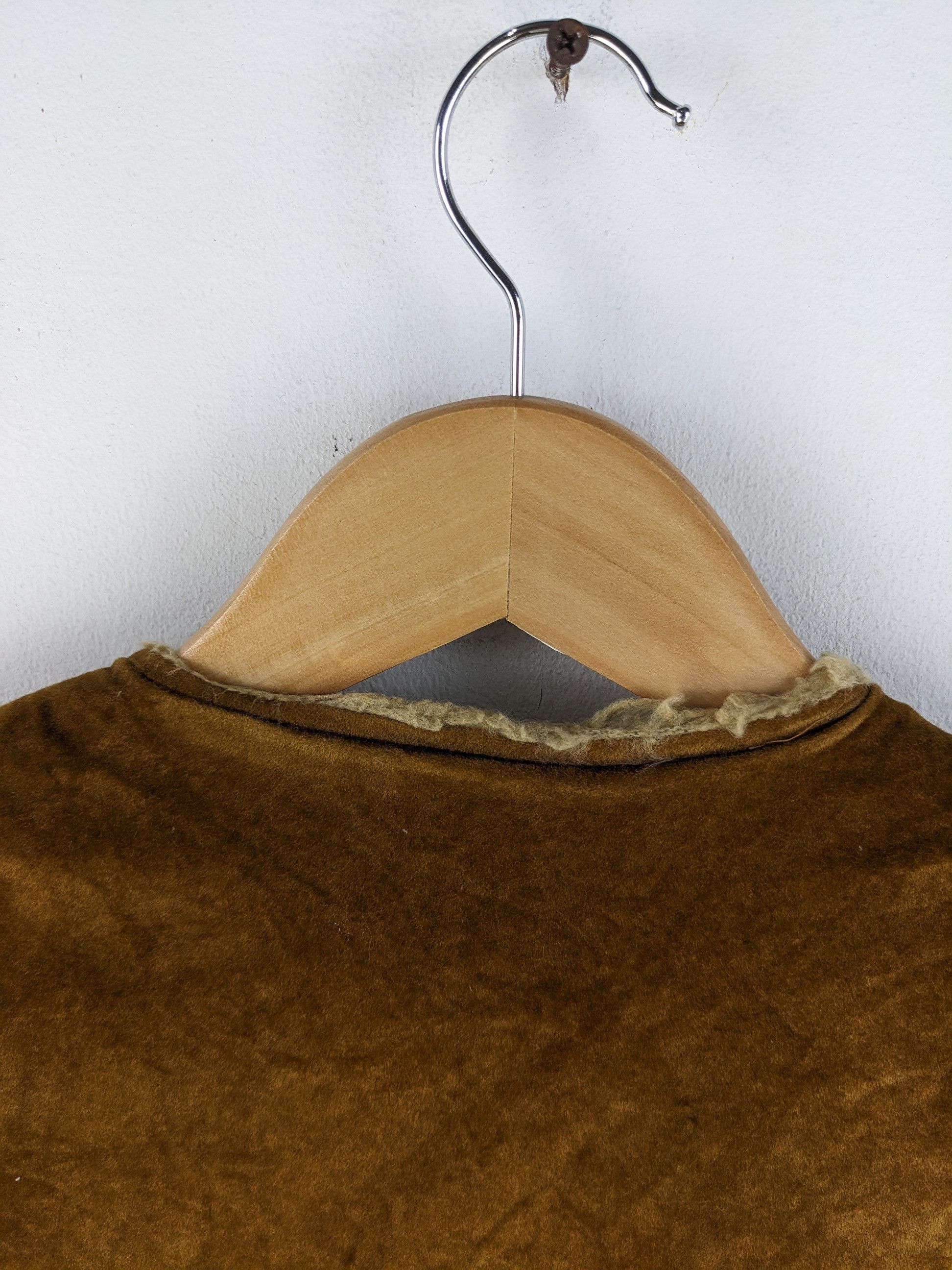 Japanese Brand × Velvet × Vintage Vintage Velvet Vest Lining Sherpa Snap Button Size US M / EU 48-50 / 2 - 12 Thumbnail