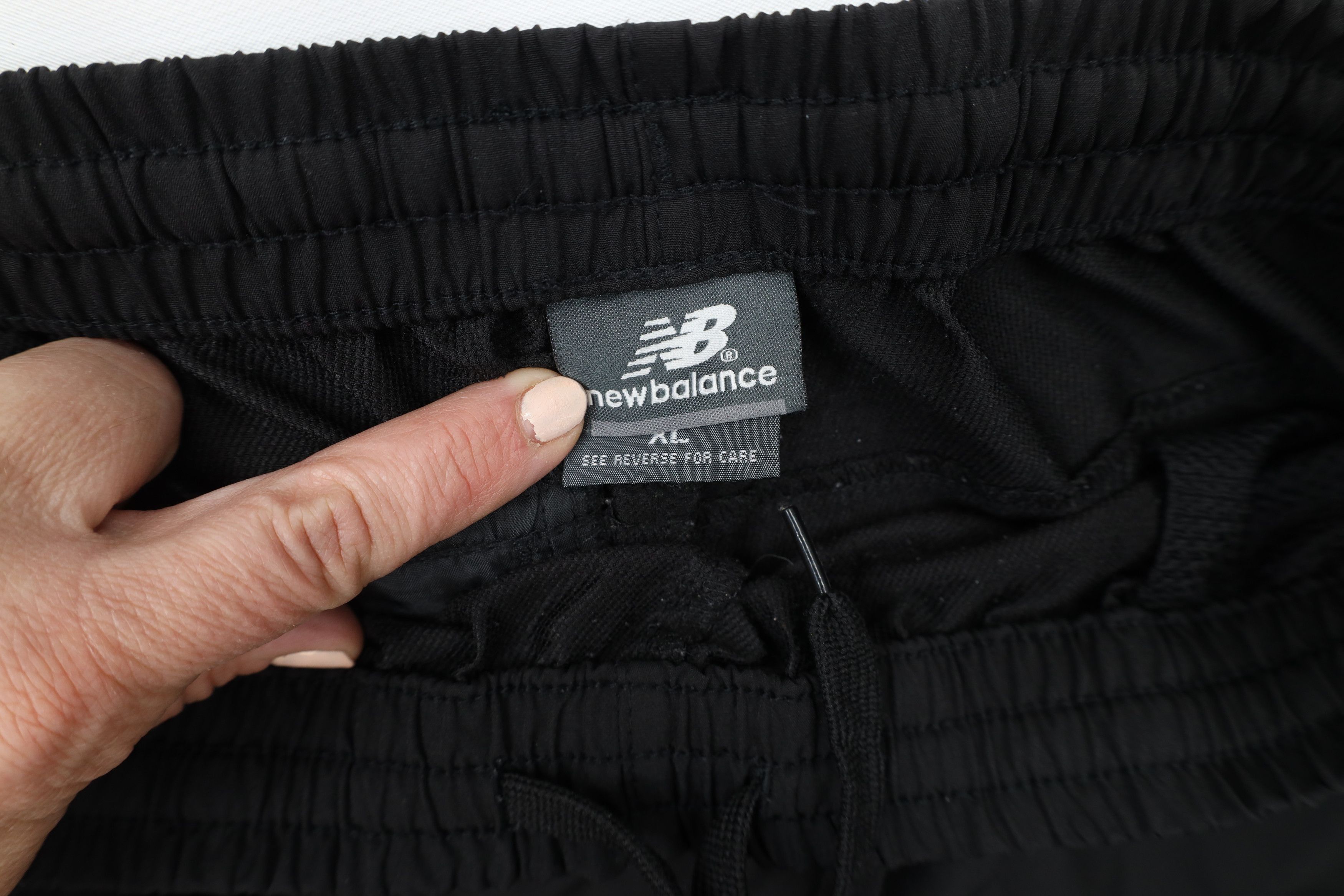 New Balance × Vintage Vintage New Balance Reflective Stretch Wide Leg Pants Black Size US 38 / EU 54 - 9 Thumbnail