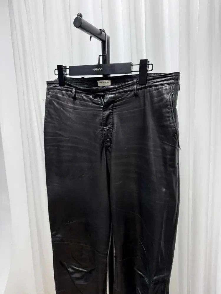 Dries Van Noten Sz 48 Dries Van Noten Leather Denim-2507 Size US 32 / EU 48 - 2 Thumbnail