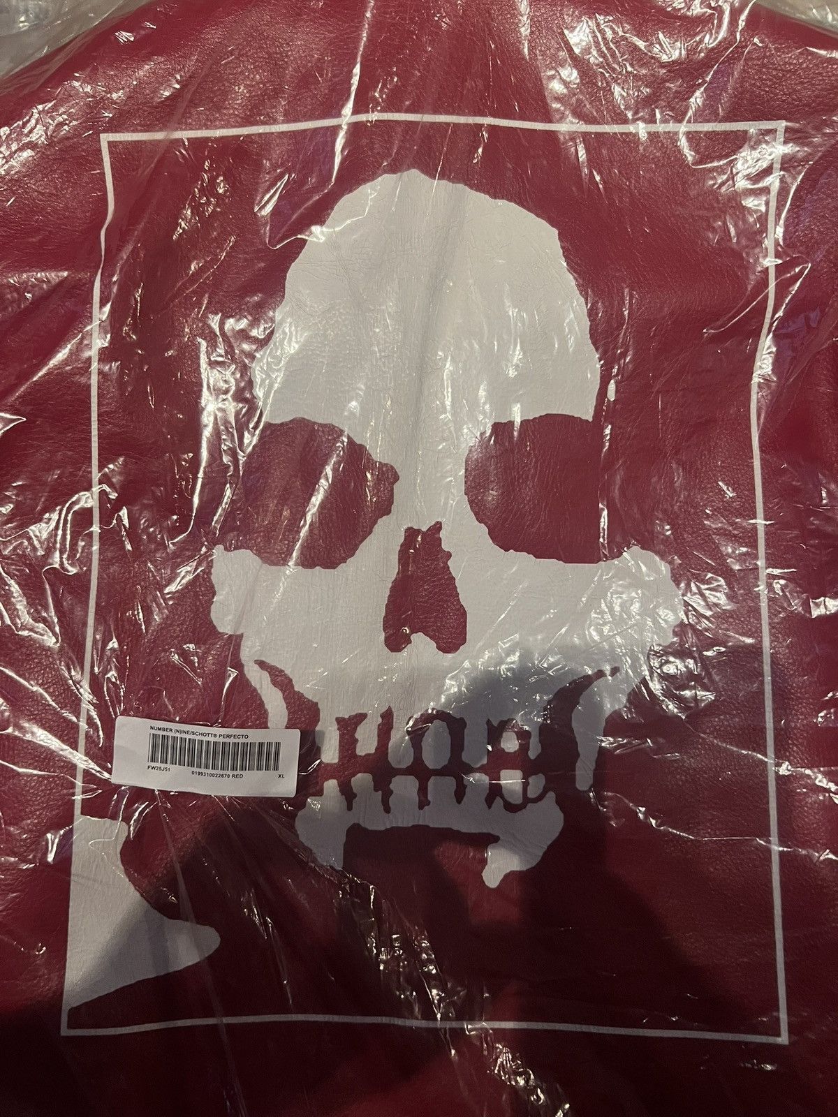Schott × Supreme Supreme Number (N)ine Schott Perfecto Leather Jacket Red XL Size US XL / EU 56 / 4 - 9 Thumbnail