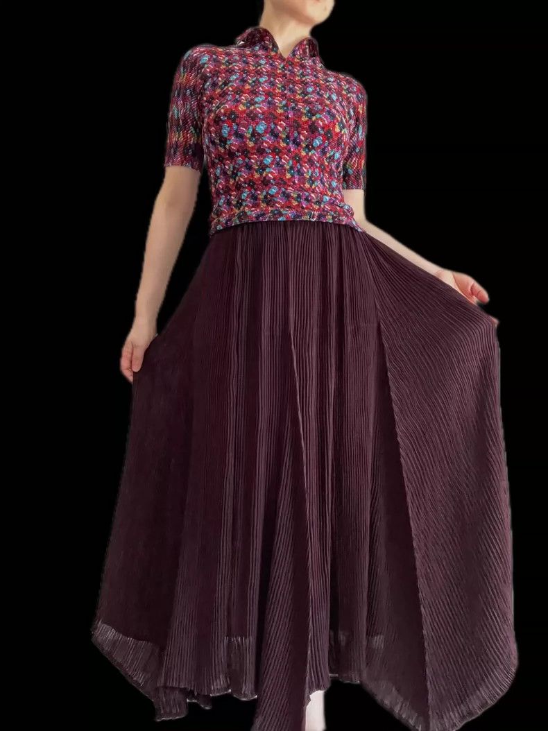 Issey Miyake Issey Miyake size:M Brown main line skirt Size 22" - 3 Thumbnail