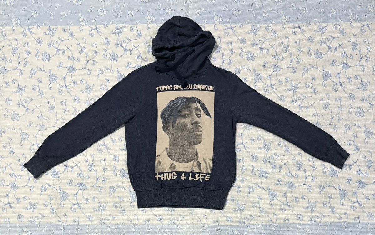 Band Tees Amaru Shakur Thug 4 Life Hip Hop Hoodies Size US S / EU 44-46 / 1 - 1 Thumbnail