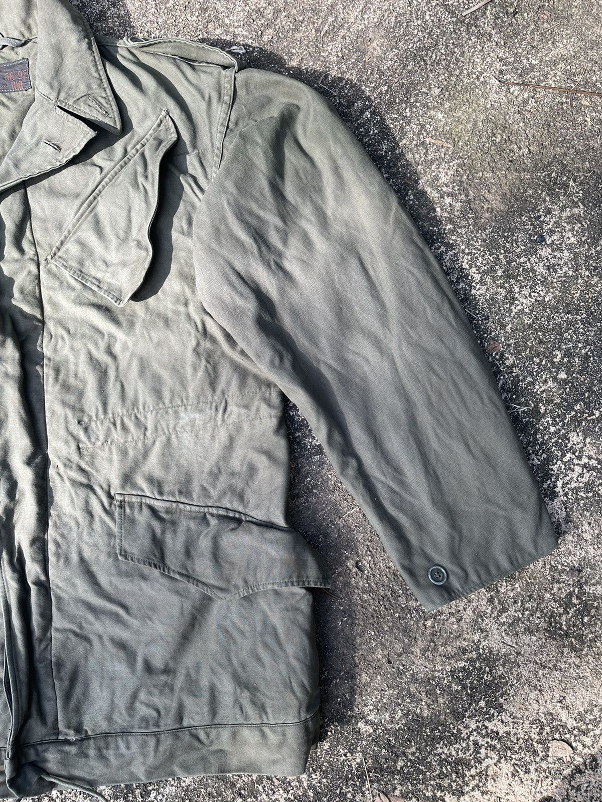 Vintage Vintage German Military M-65 Field Jacket (Faded Olive) Size US XL / EU 56 / 4 - 5 Thumbnail